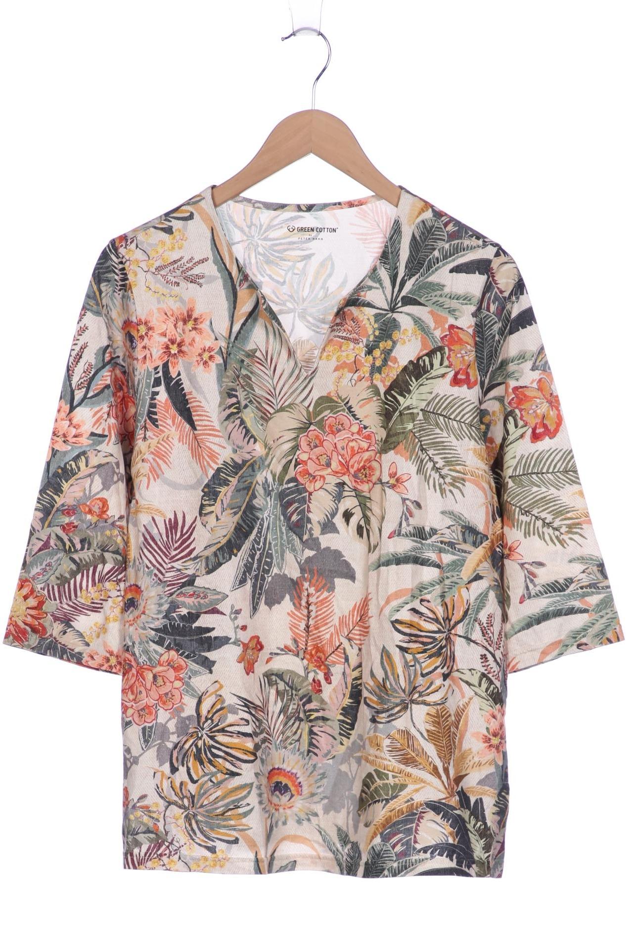 

Green Cotton by Peter Hahn Damen Langarmshirt, mehrfarbig, Gr. 42