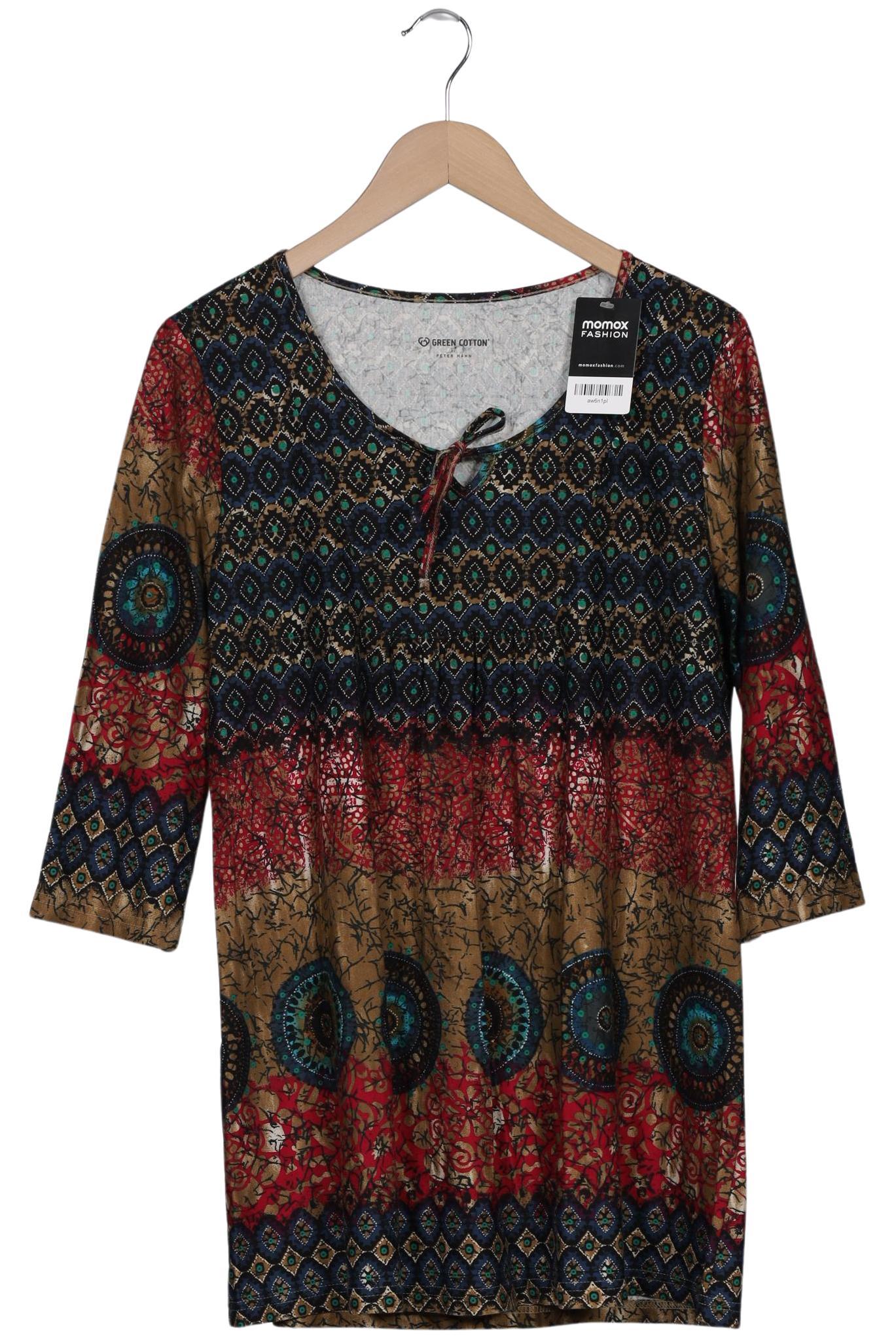 

Green Cotton by Peter Hahn Damen Langarmshirt, mehrfarbig, Gr. 42