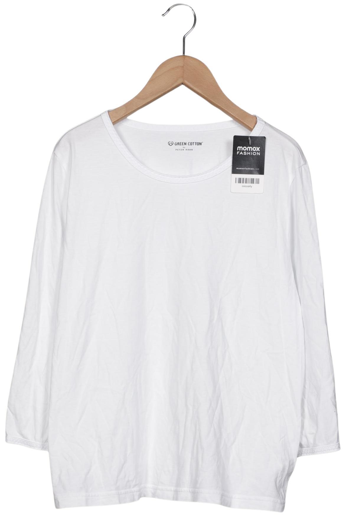 

Green Cotton by Peter Hahn Damen Langarmshirt, weiß, Gr. 40