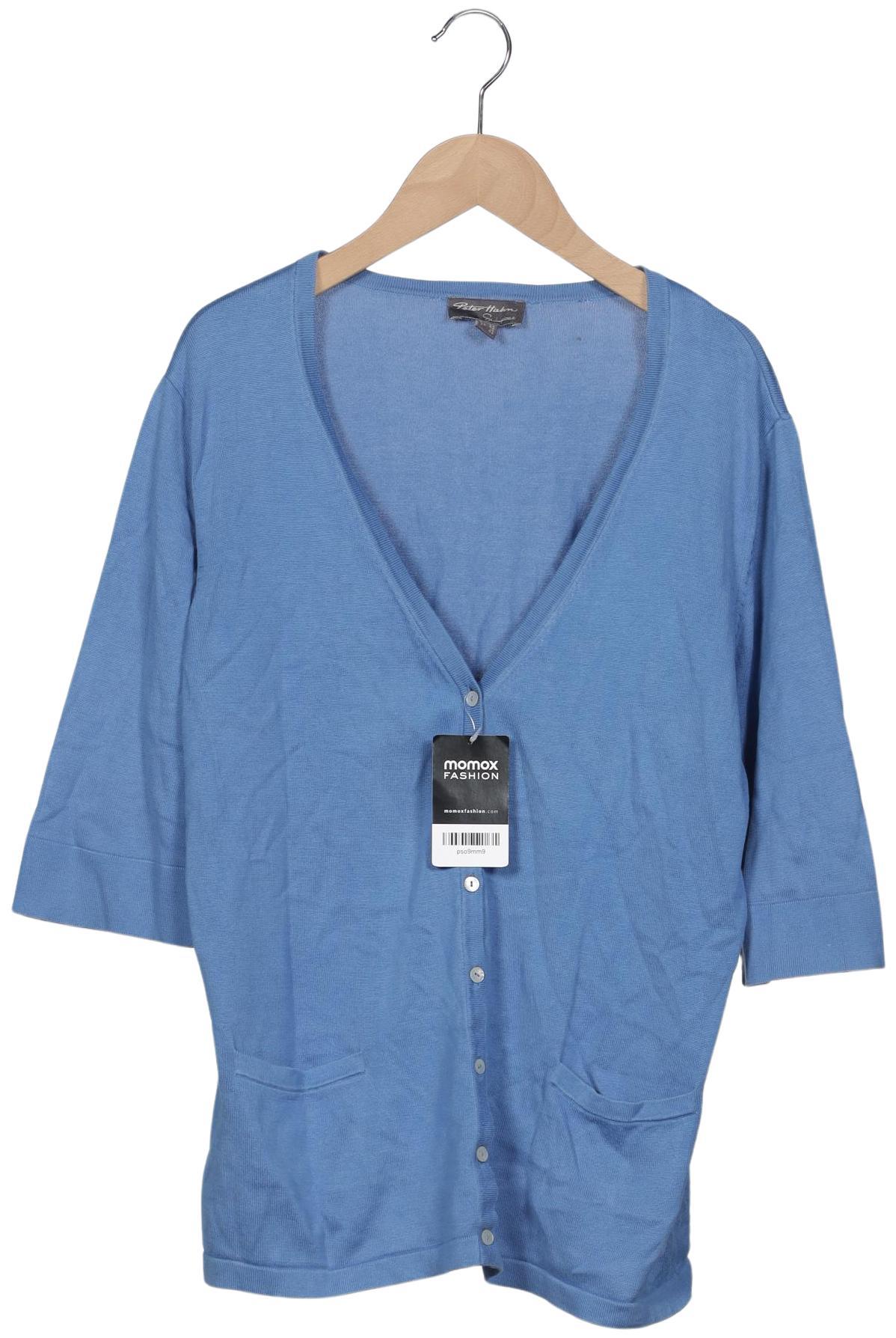 Thumbnail - Green Cotton by Peter Hahn Damen Strickjacke, blau, Gr. 42