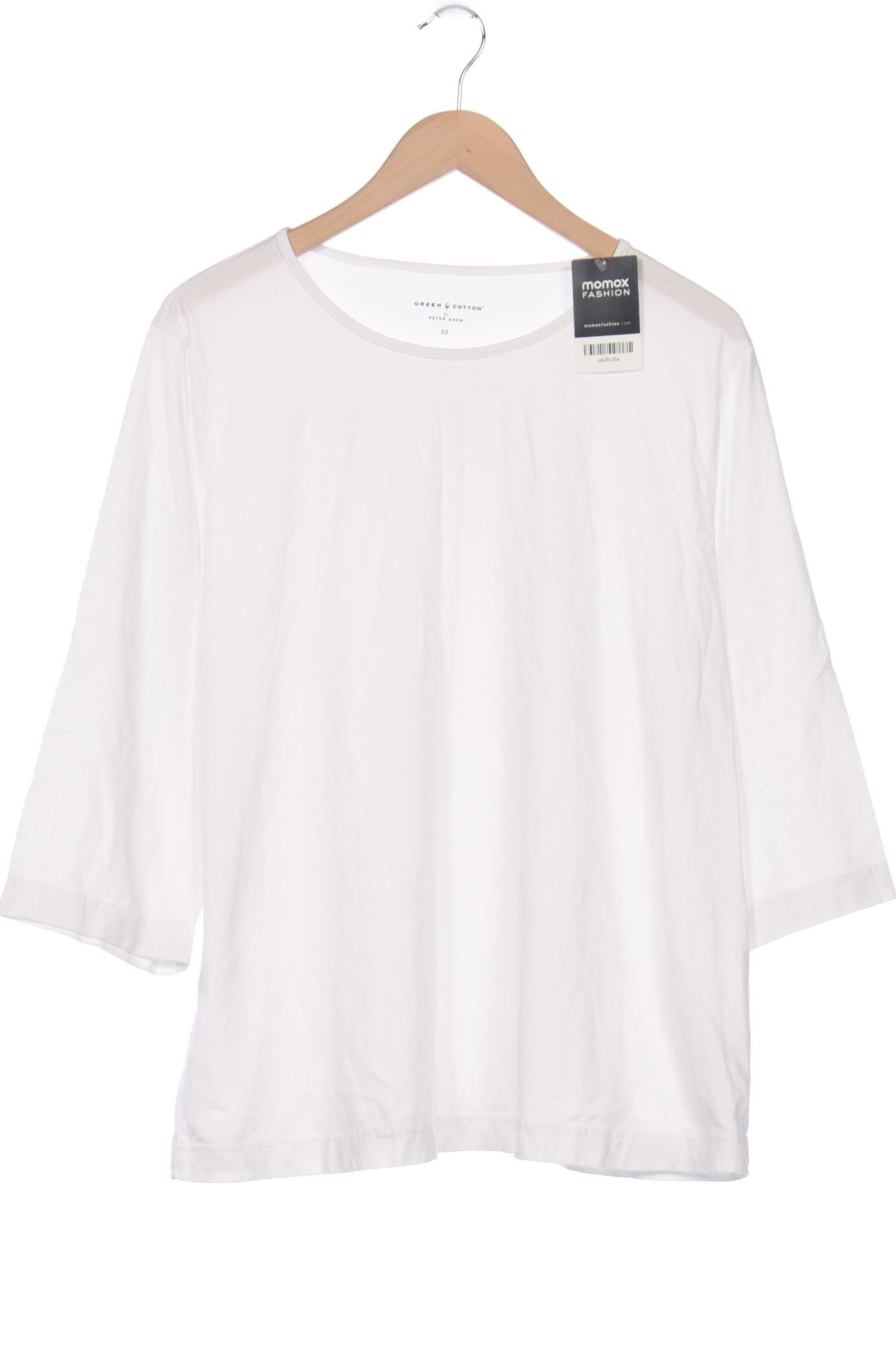 

Green Cotton by Peter Hahn Damen Langarmshirt, weiß, Gr. 52