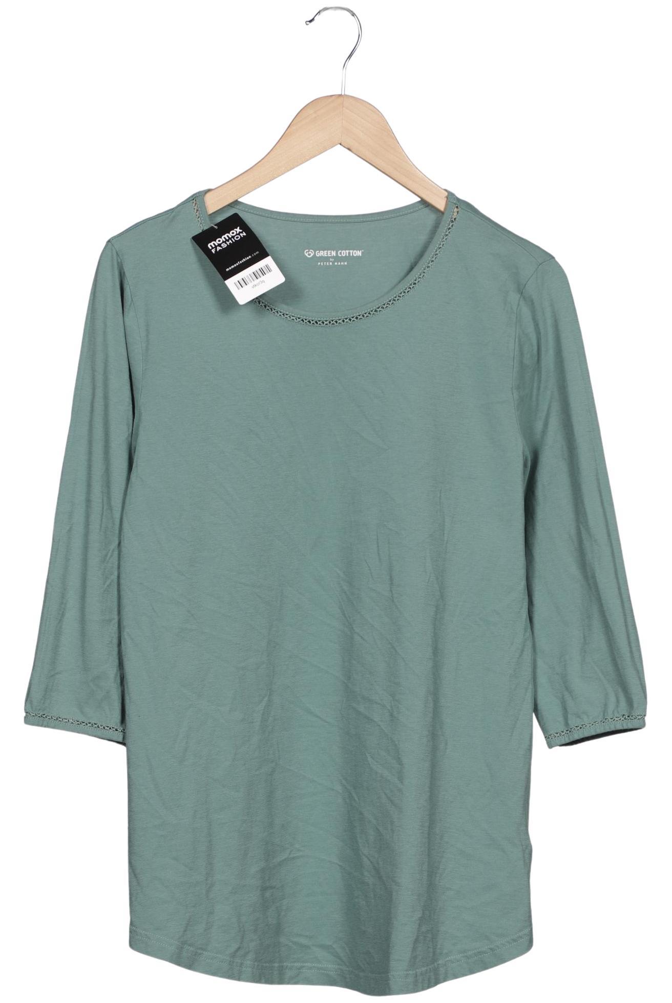 Thumbnail - Green Cotton by Peter Hahn Damen Langarmshirt, türkis, Gr. 40