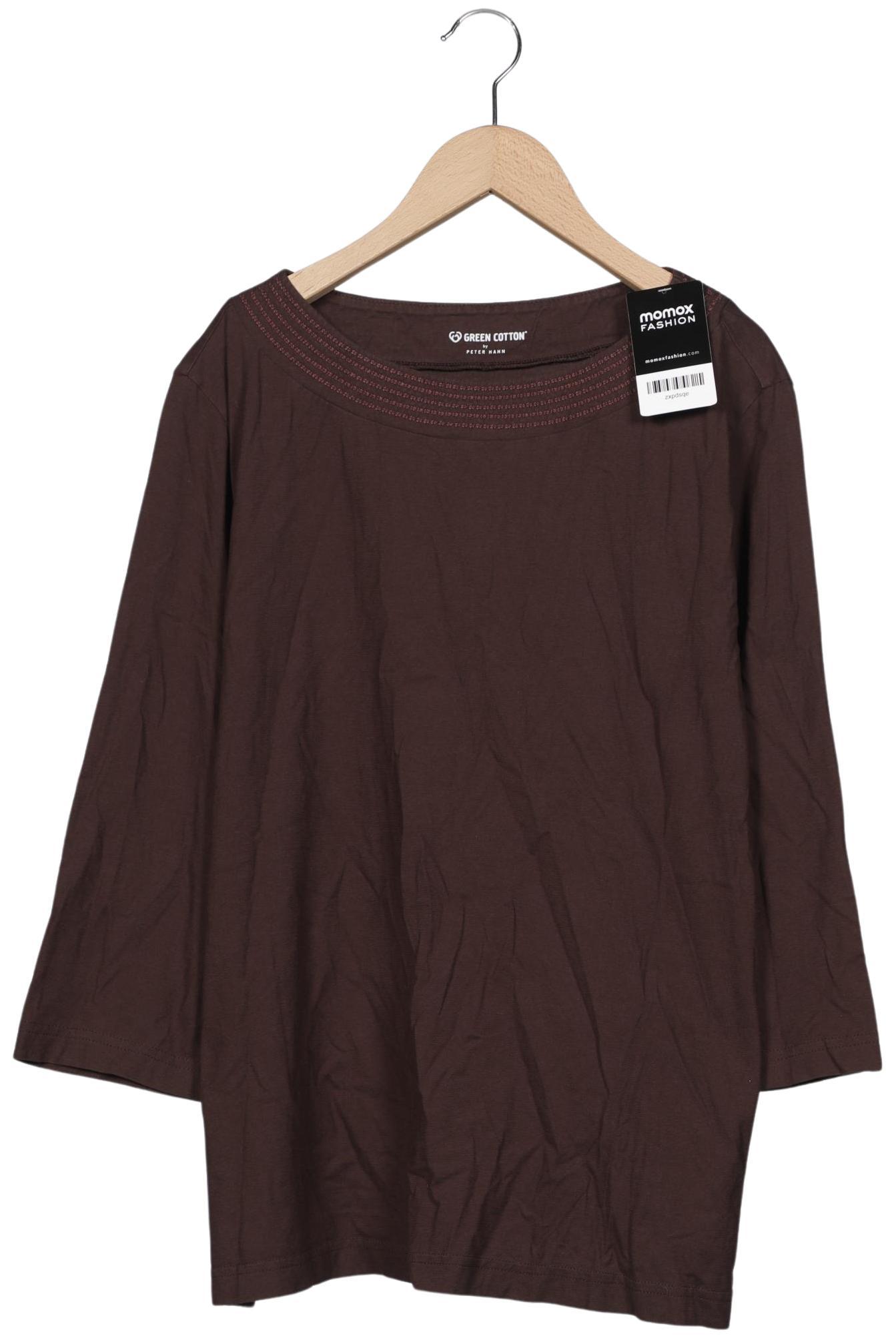 

Green Cotton by Peter Hahn Damen Langarmshirt, braun, Gr. 48