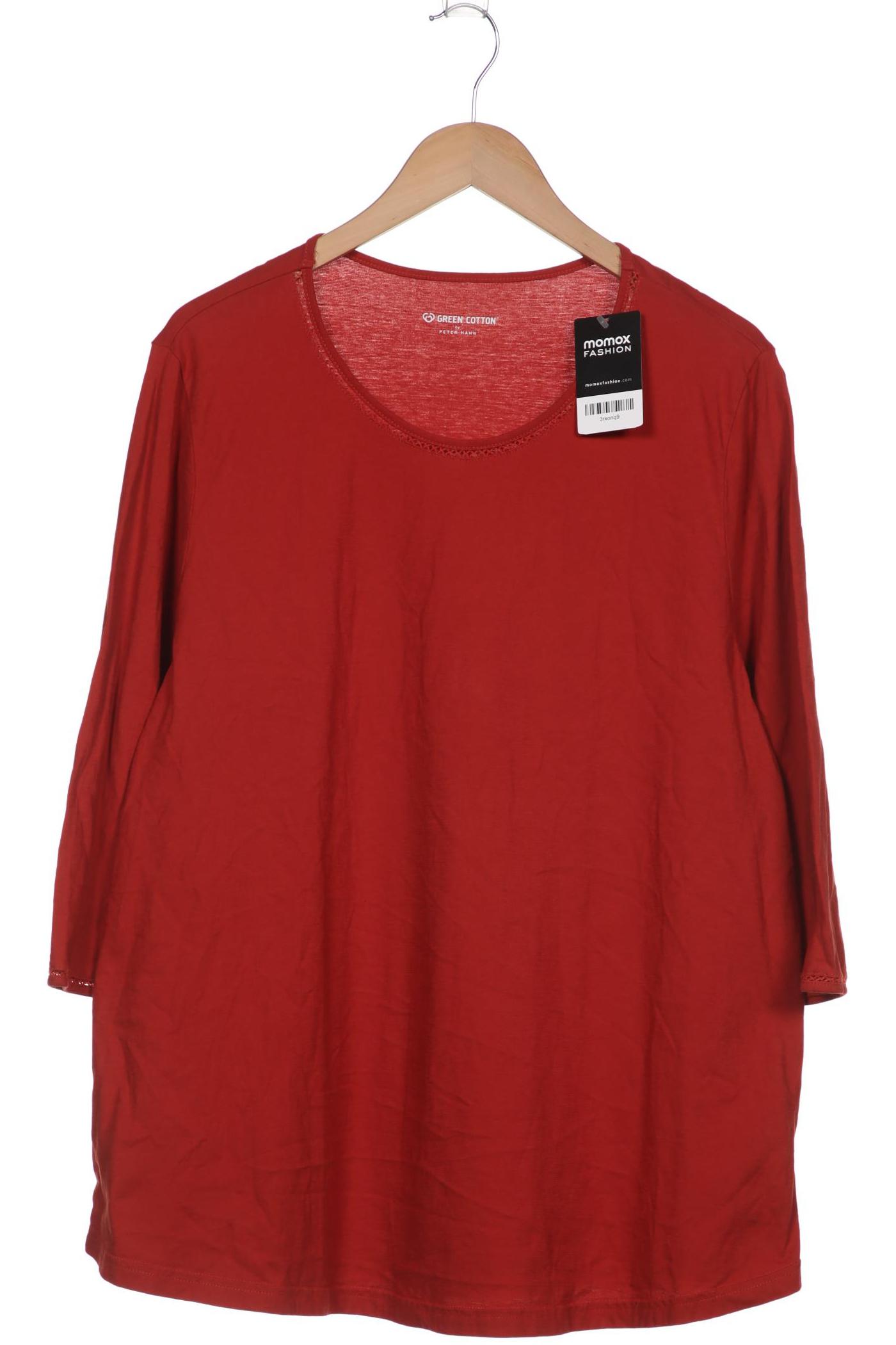 

GREEN COTTON Damen Langarmshirt, rot