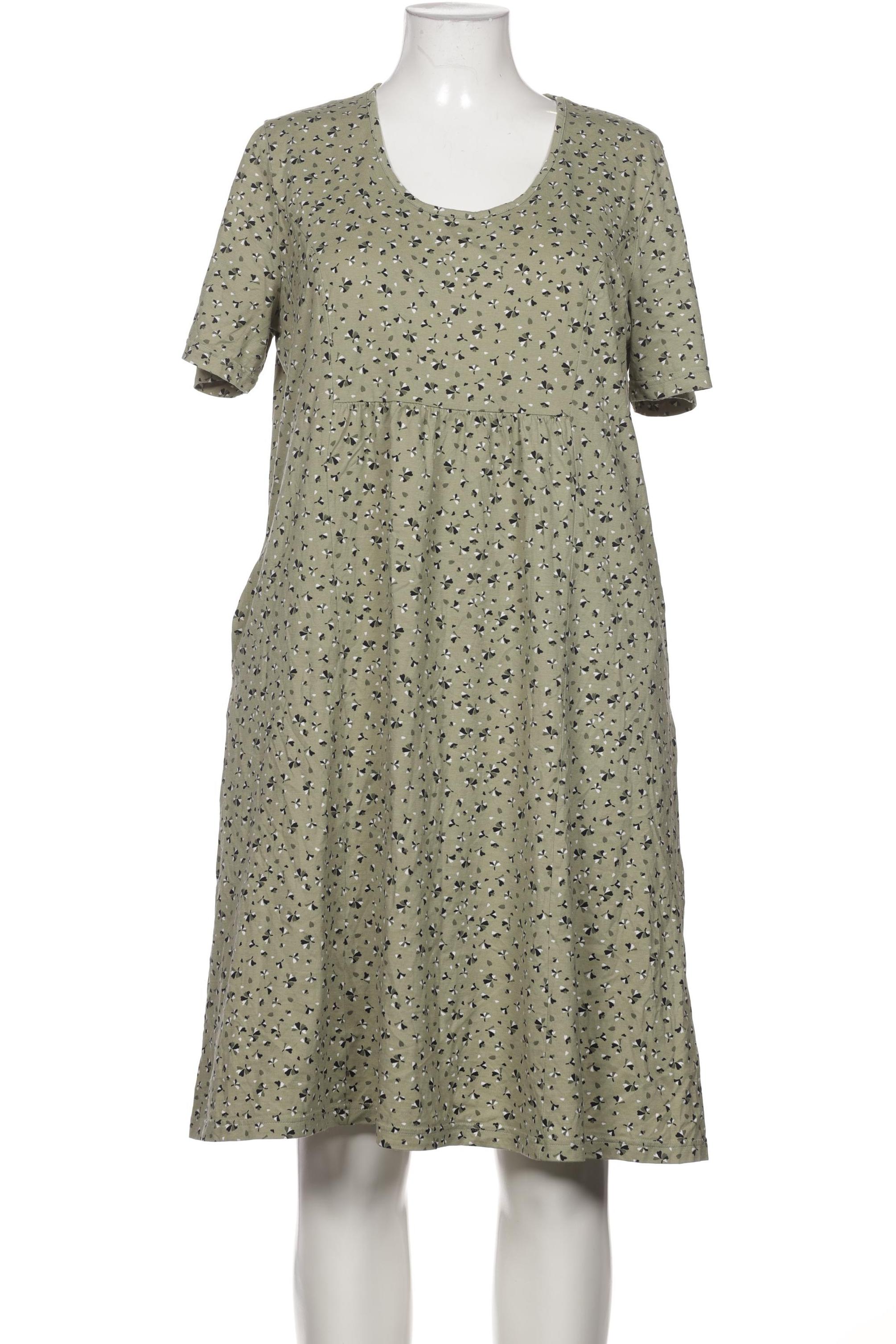 

Green Cotton Damen Kleid, hellgrün, Gr. 46