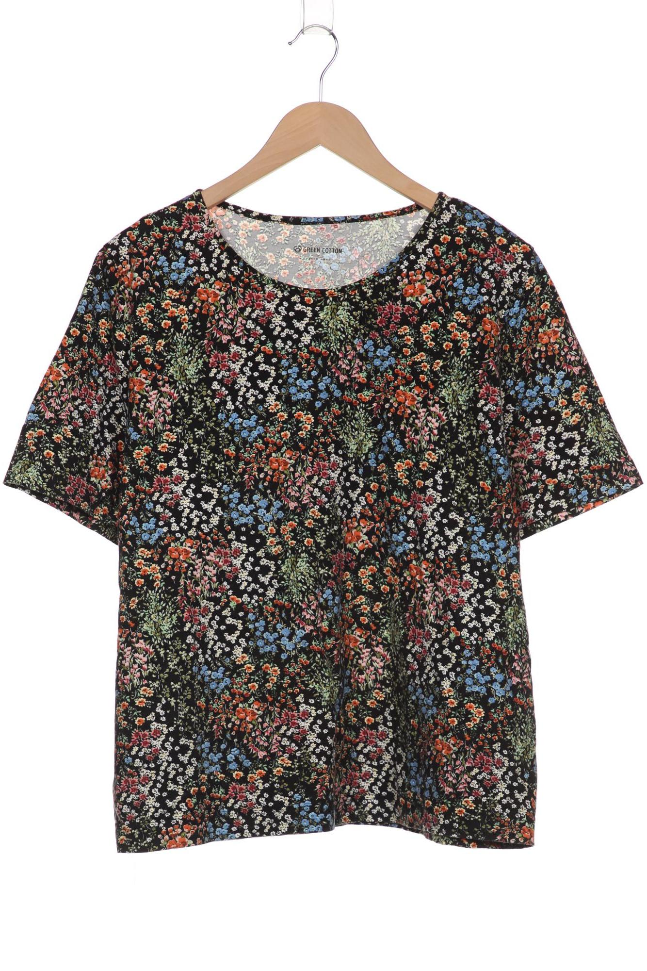 

GREEN COTTON Damen T-Shirt, schwarz