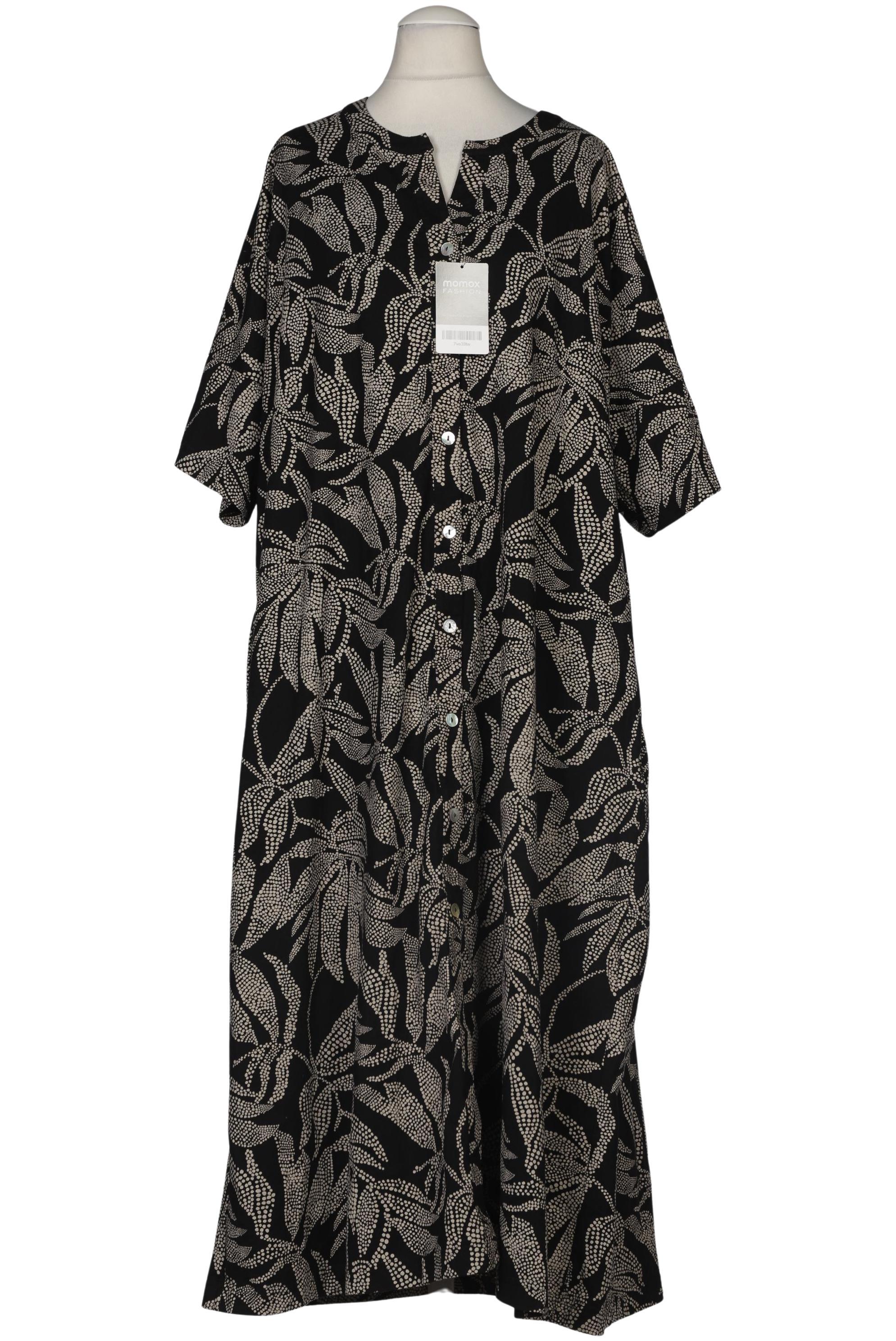 

Green Cotton Damen Kleid, schwarz, Gr. 48