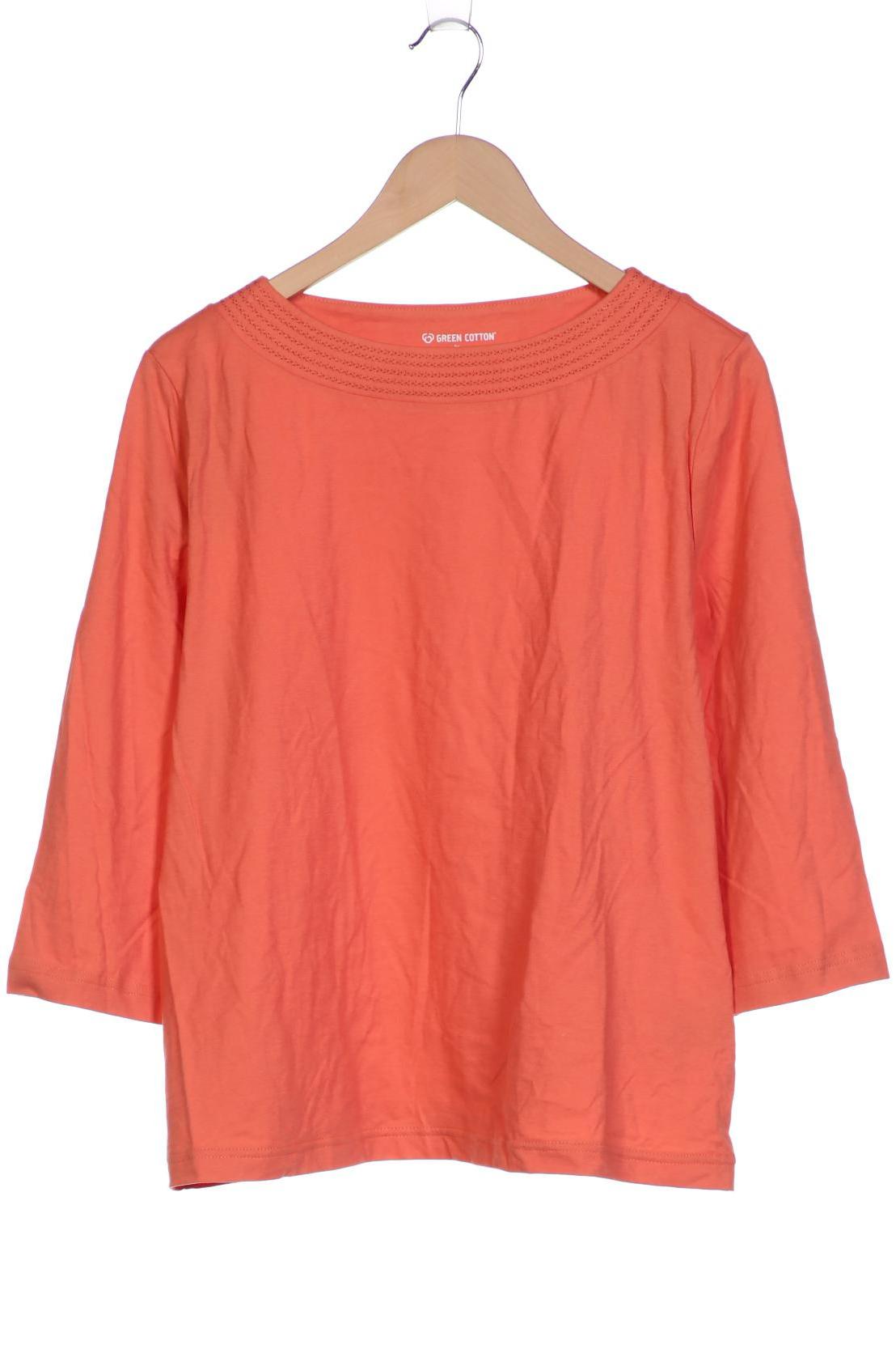 

Green Cotton Damen Langarmshirt, orange, Gr. 42