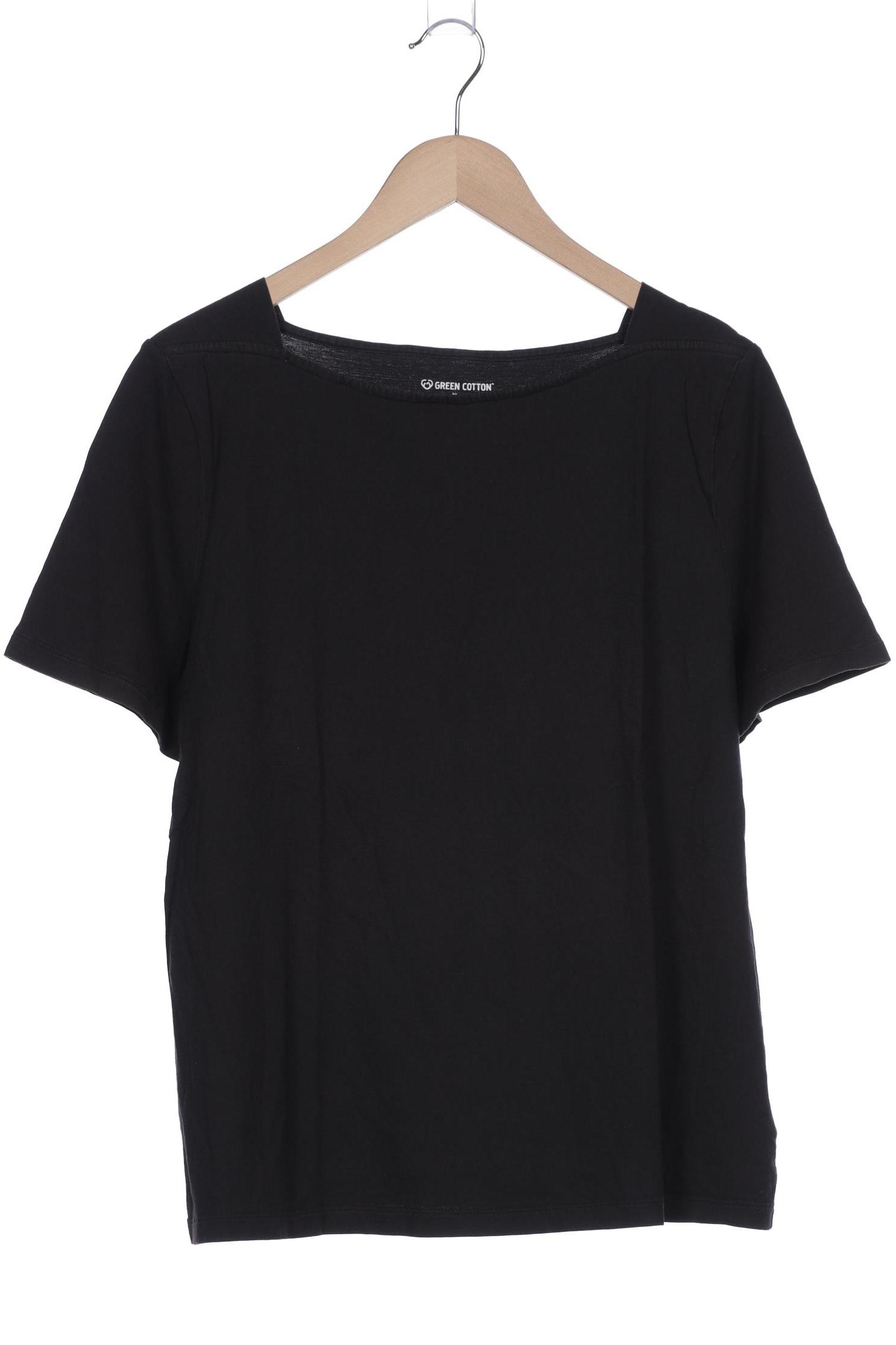 

GREEN COTTON Damen T-Shirt, schwarz