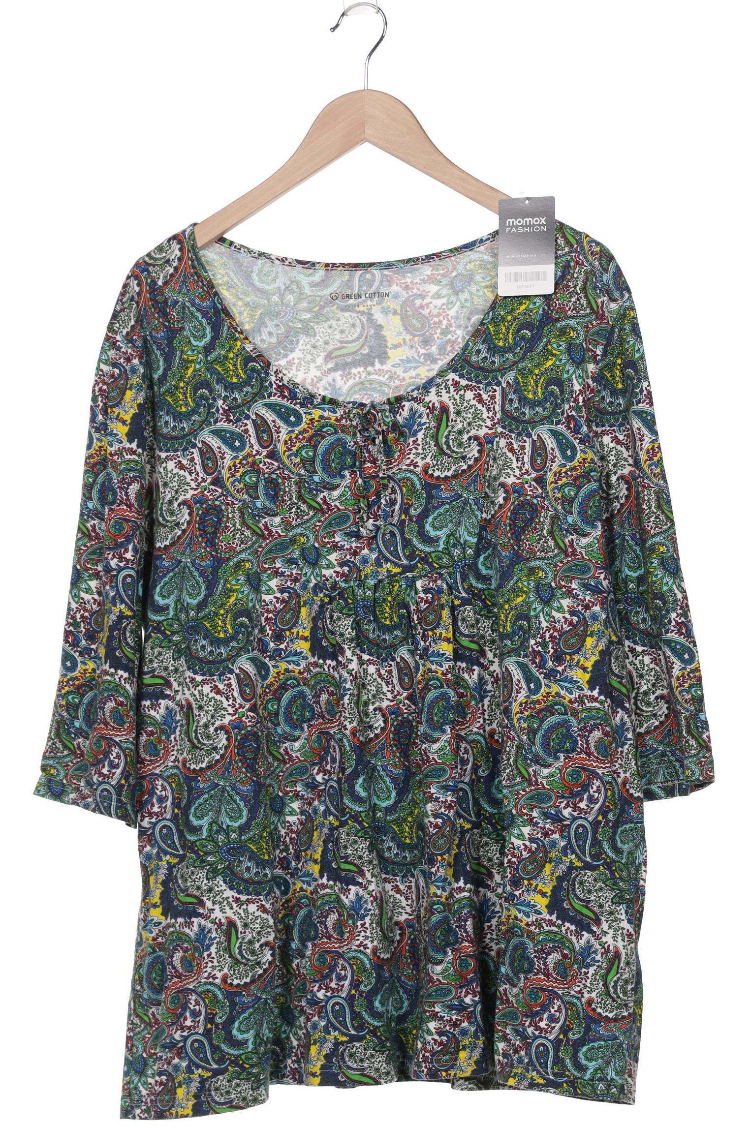 

Green Cotton Damen T-Shirt, mehrfarbig, Gr. 52