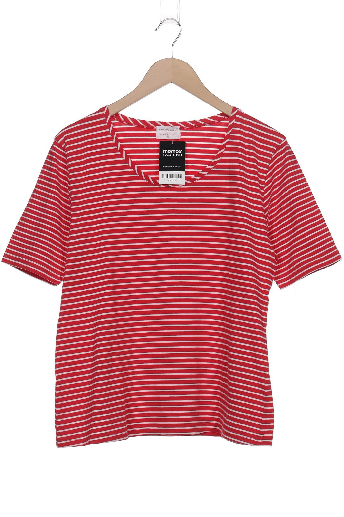 

Green Cotton Damen T-Shirt, rot, Gr. 46