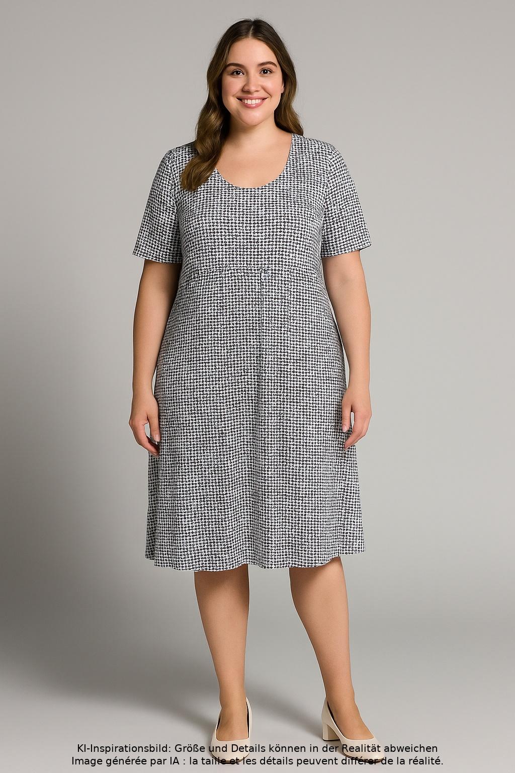 

Green Cotton Damen Kleid, mehrfarbig, Gr. 46