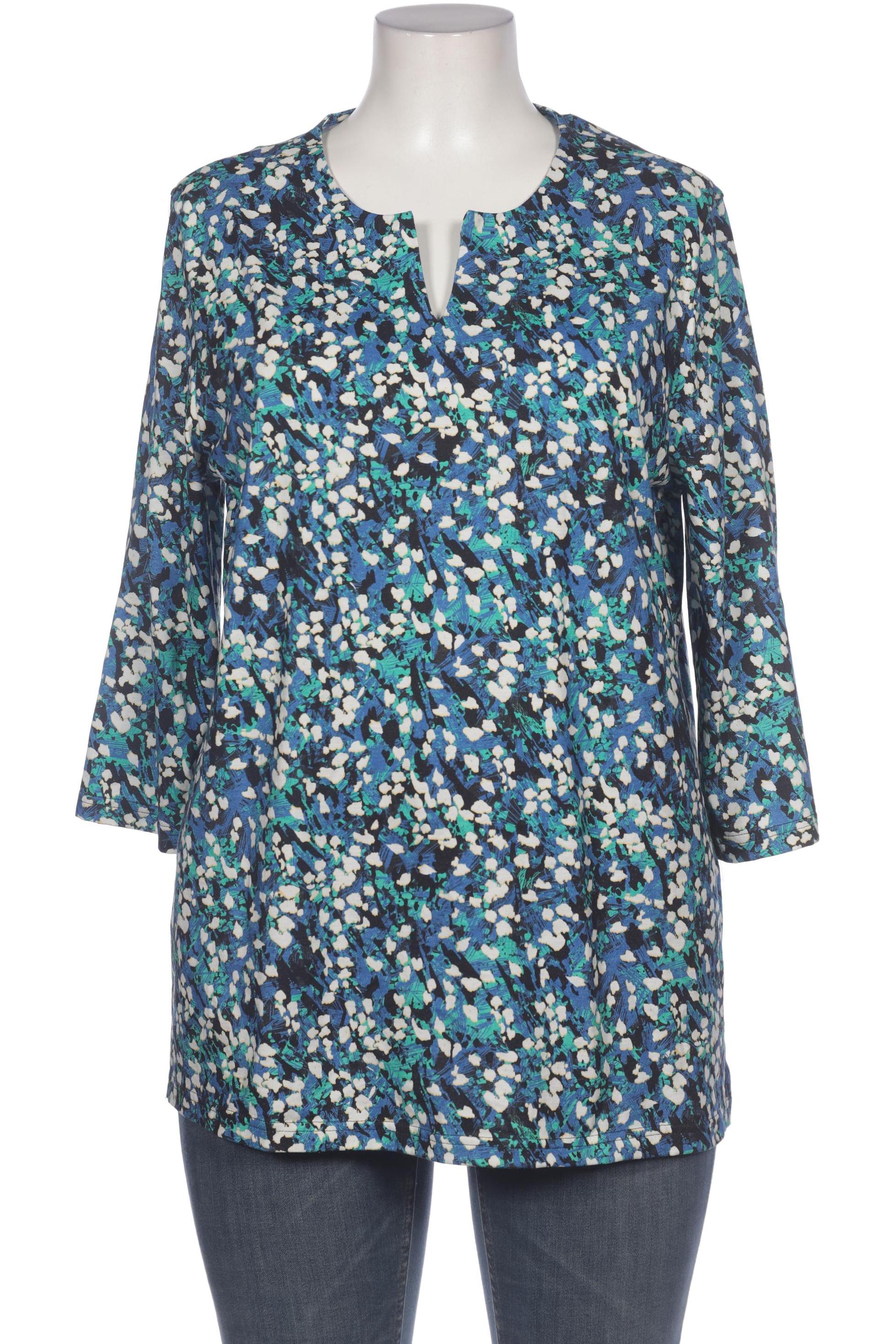 

Green Cotton Damen Bluse, blau, Gr. 46