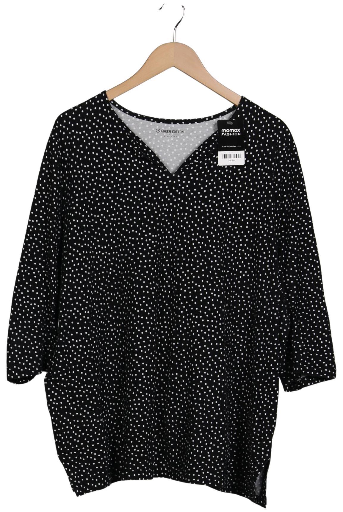 

Green Cotton Damen T-Shirt, schwarz, Gr. 52