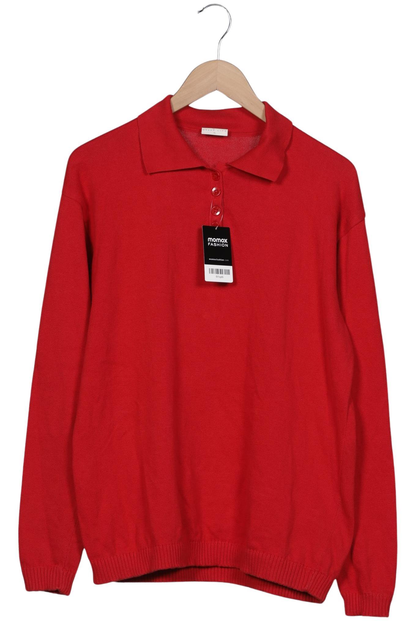 

Green Cotton Herren Pullover, rot, Gr. 54