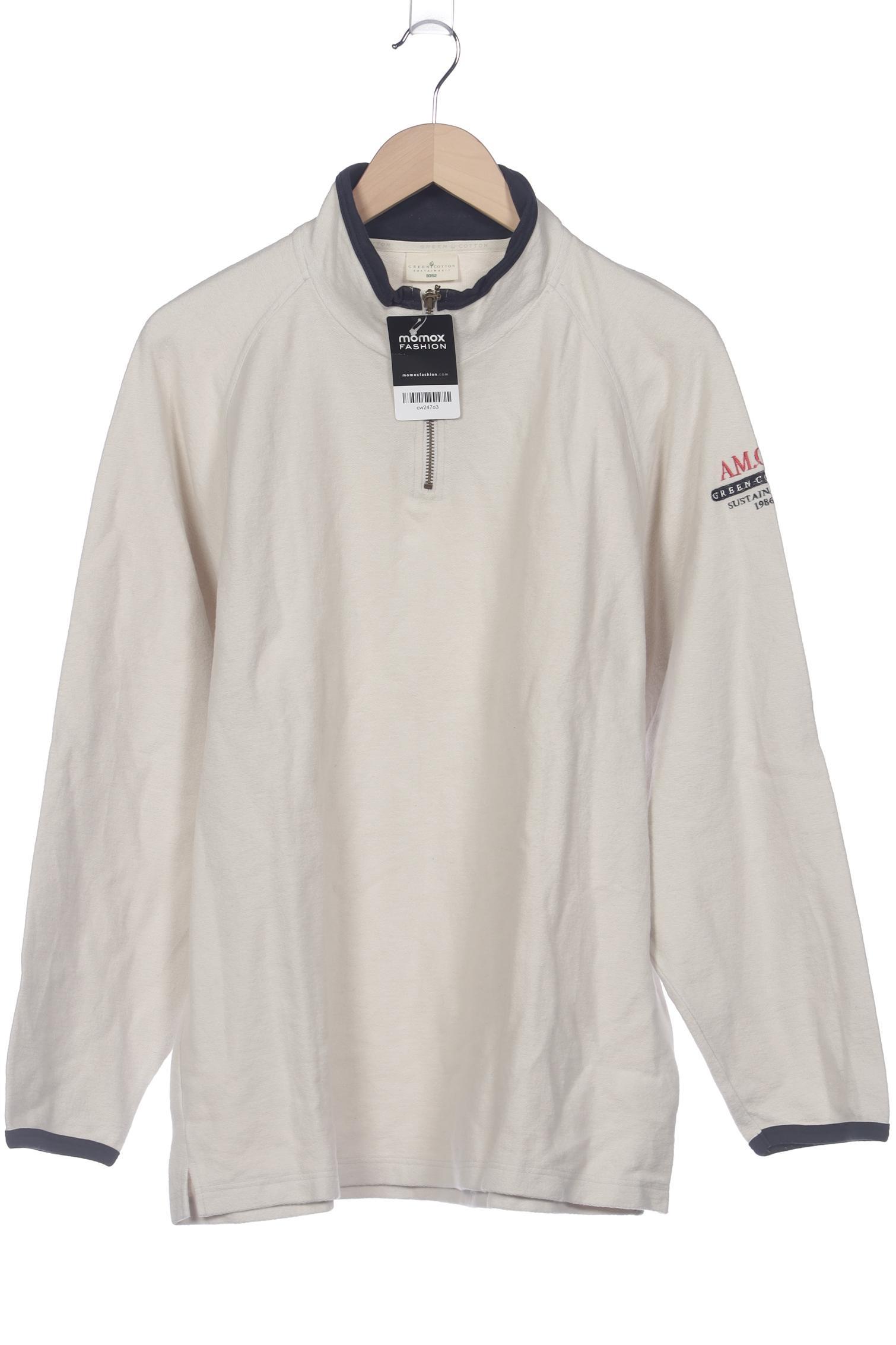 

Green Cotton Herren Sweatshirt, cremeweiß, Gr. 50