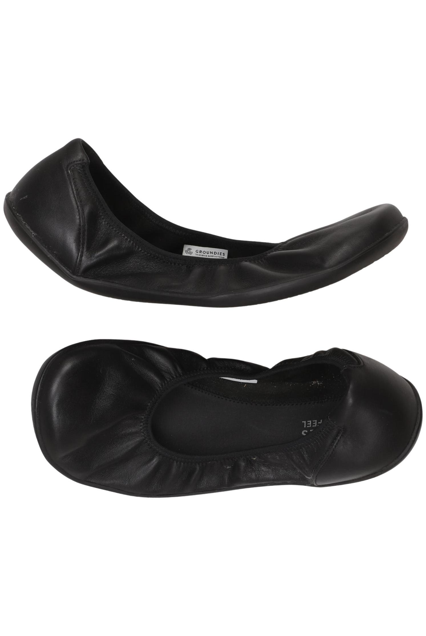 

Groundies Damen Ballerinas, schwarz, Gr. 42