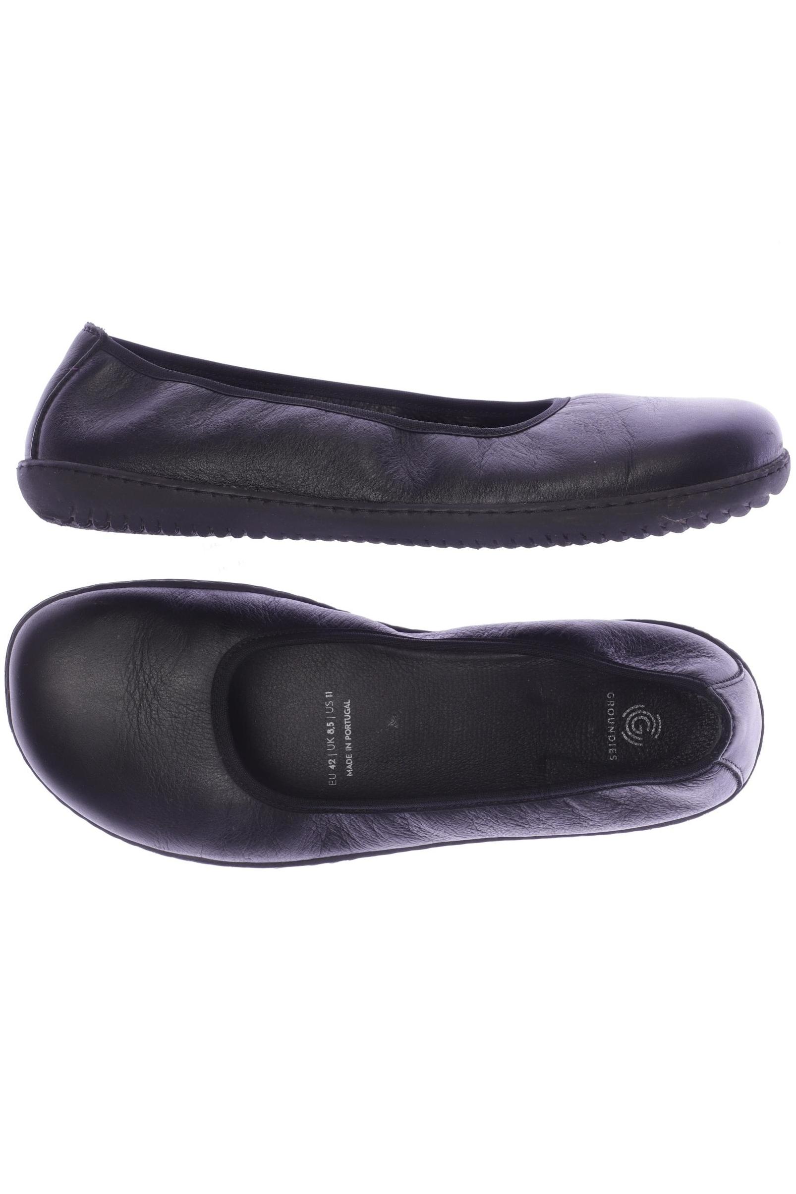 

Groundies Damen Ballerinas, schwarz, Gr. 42