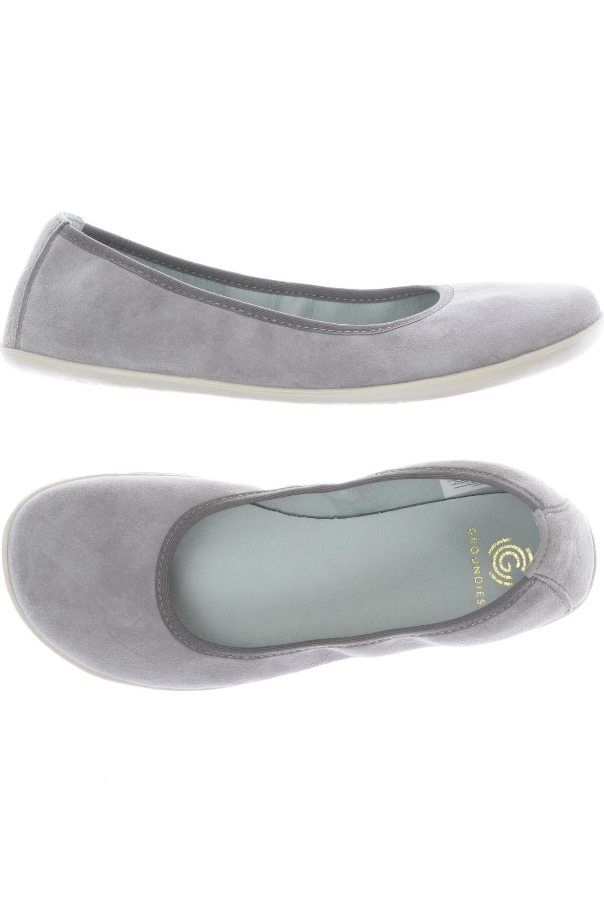 

Groundies Damen Ballerinas, grau, Gr. 38