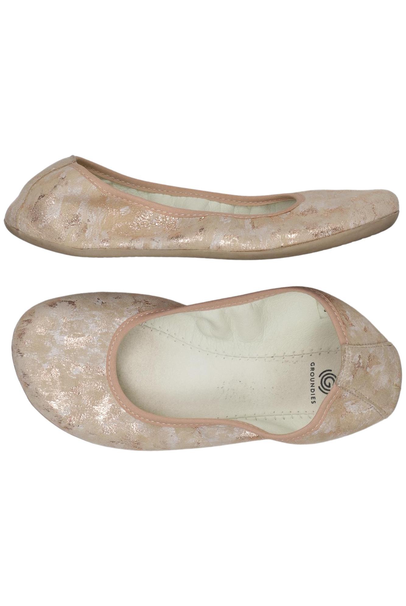 

Groundies Damen Ballerinas, beige, Gr. 37
