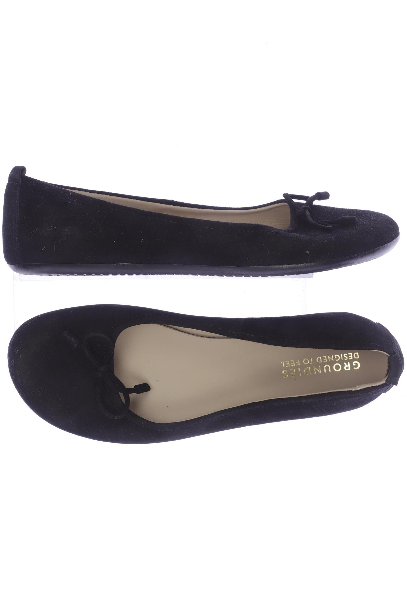 

Groundies Damen Ballerinas, schwarz, Gr. 40