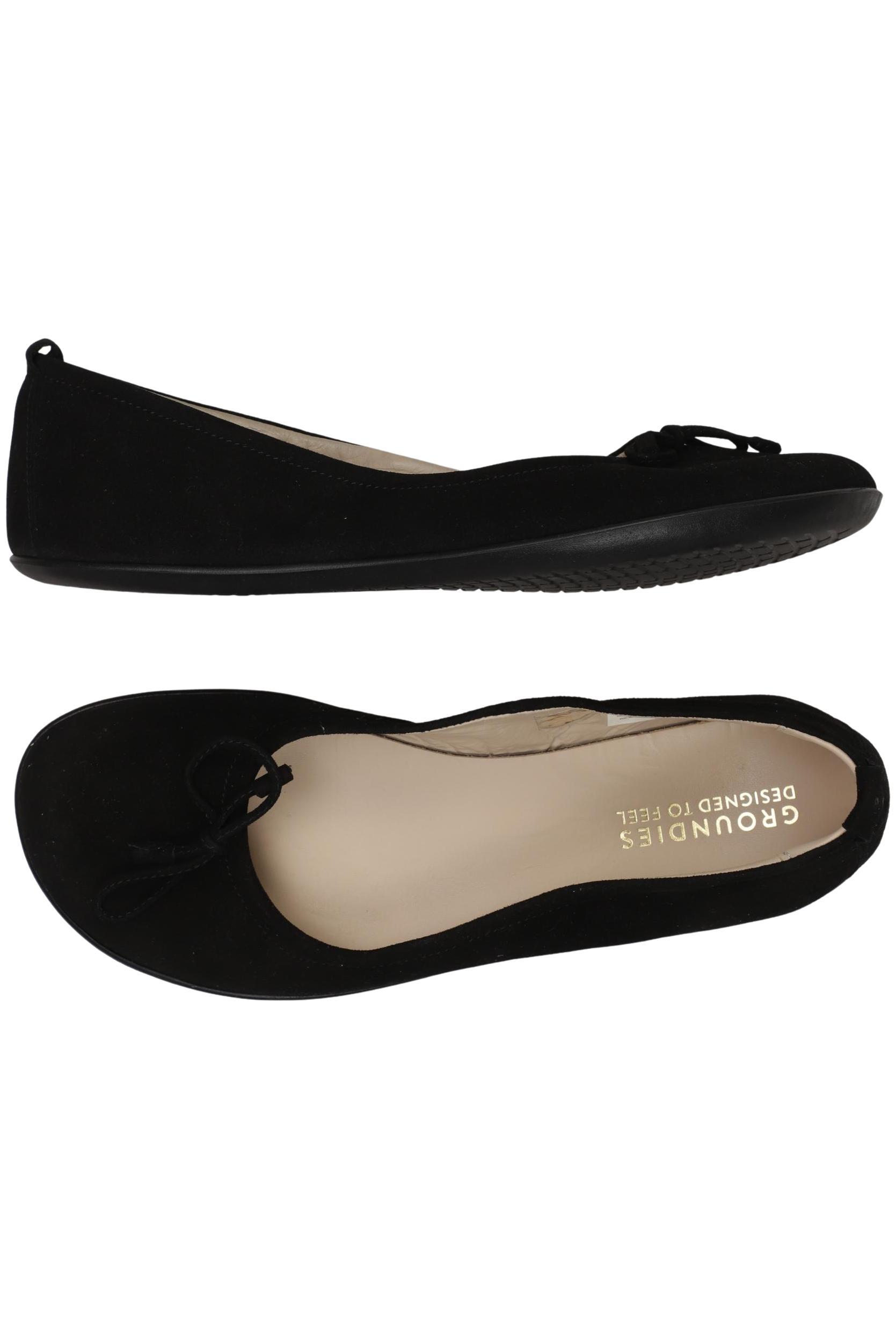 

Groundies Damen Ballerinas, schwarz, Gr. 39