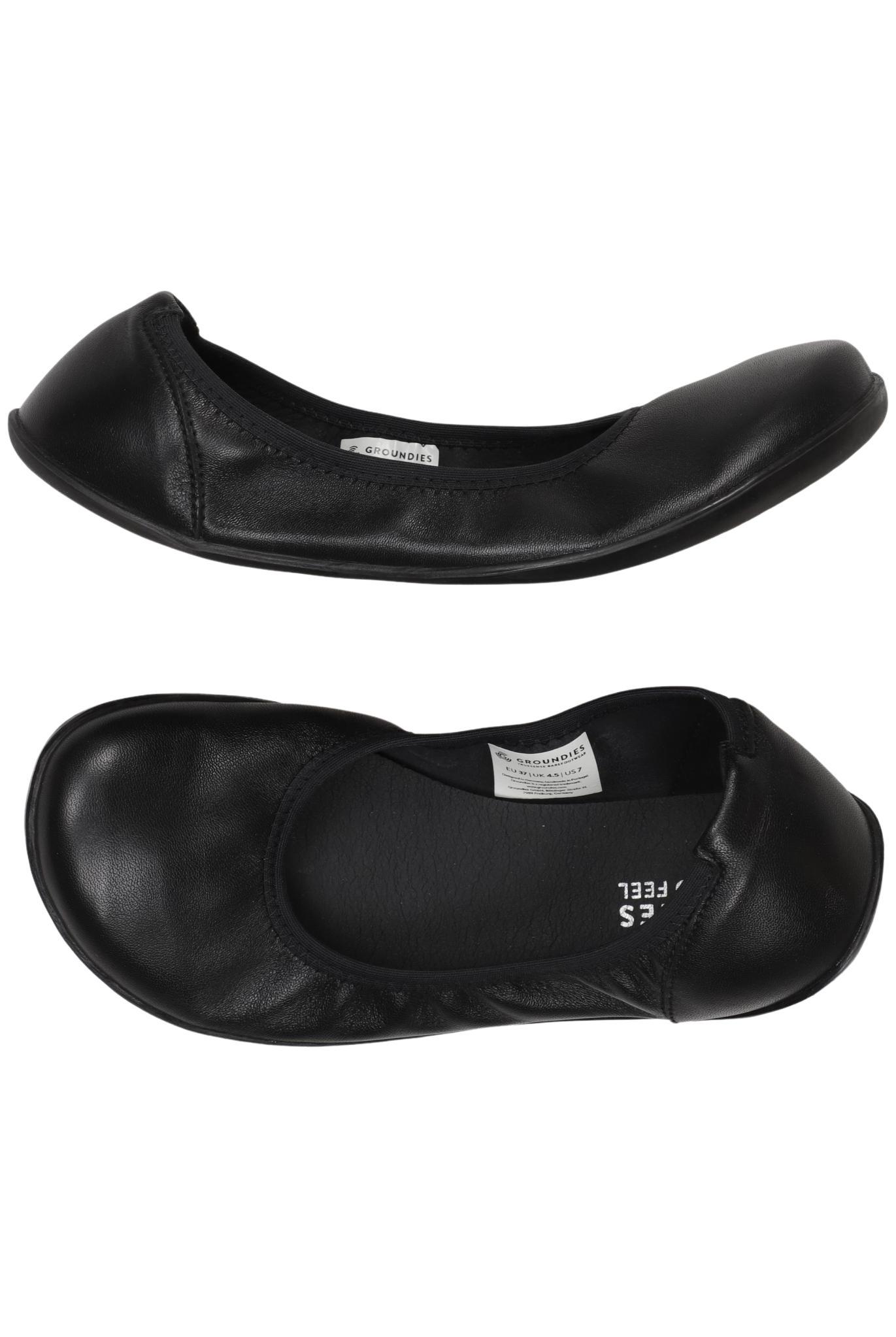 

Groundies Damen Ballerinas, schwarz, Gr. 37