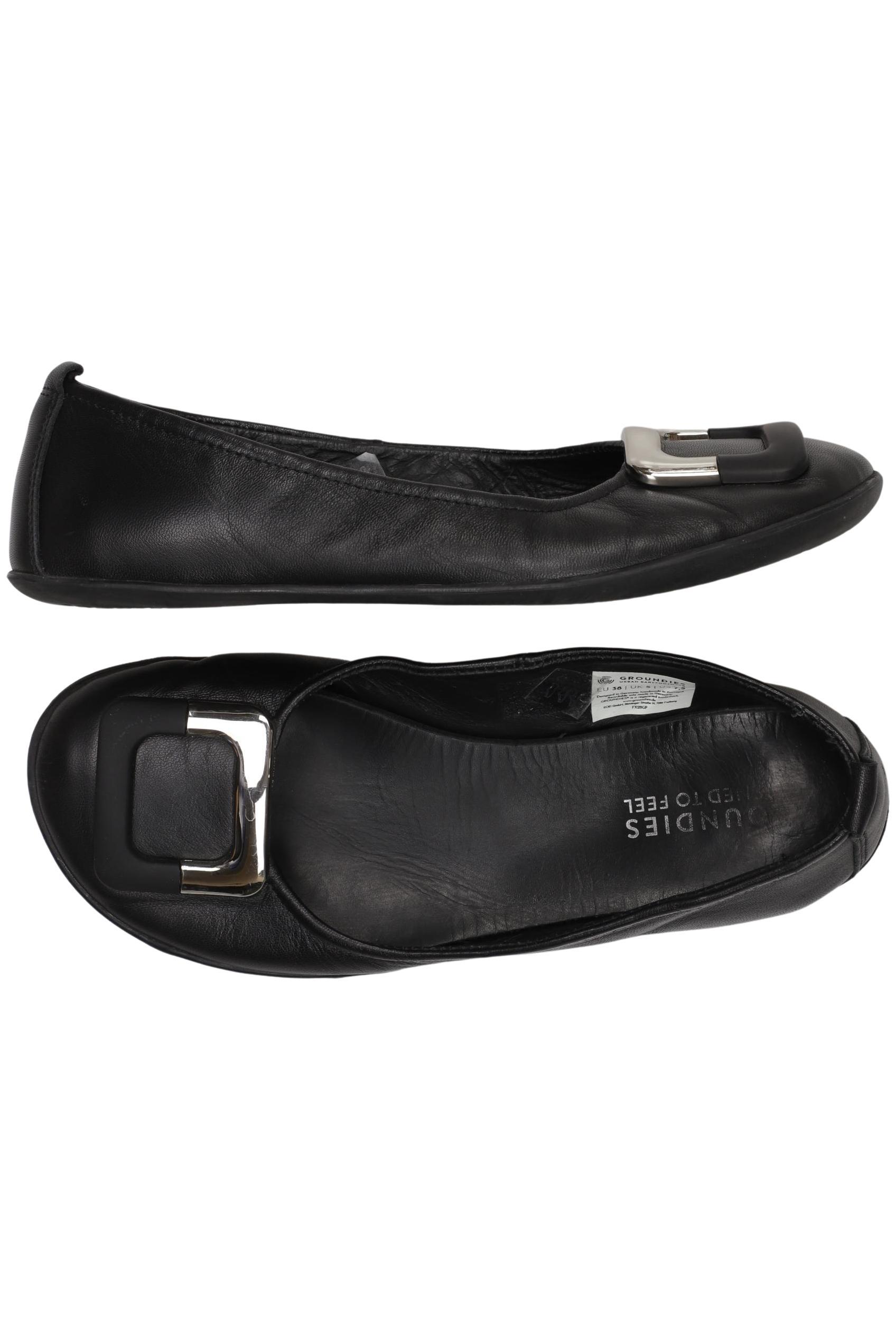 

Groundies Damen Ballerinas, schwarz, Gr. 38