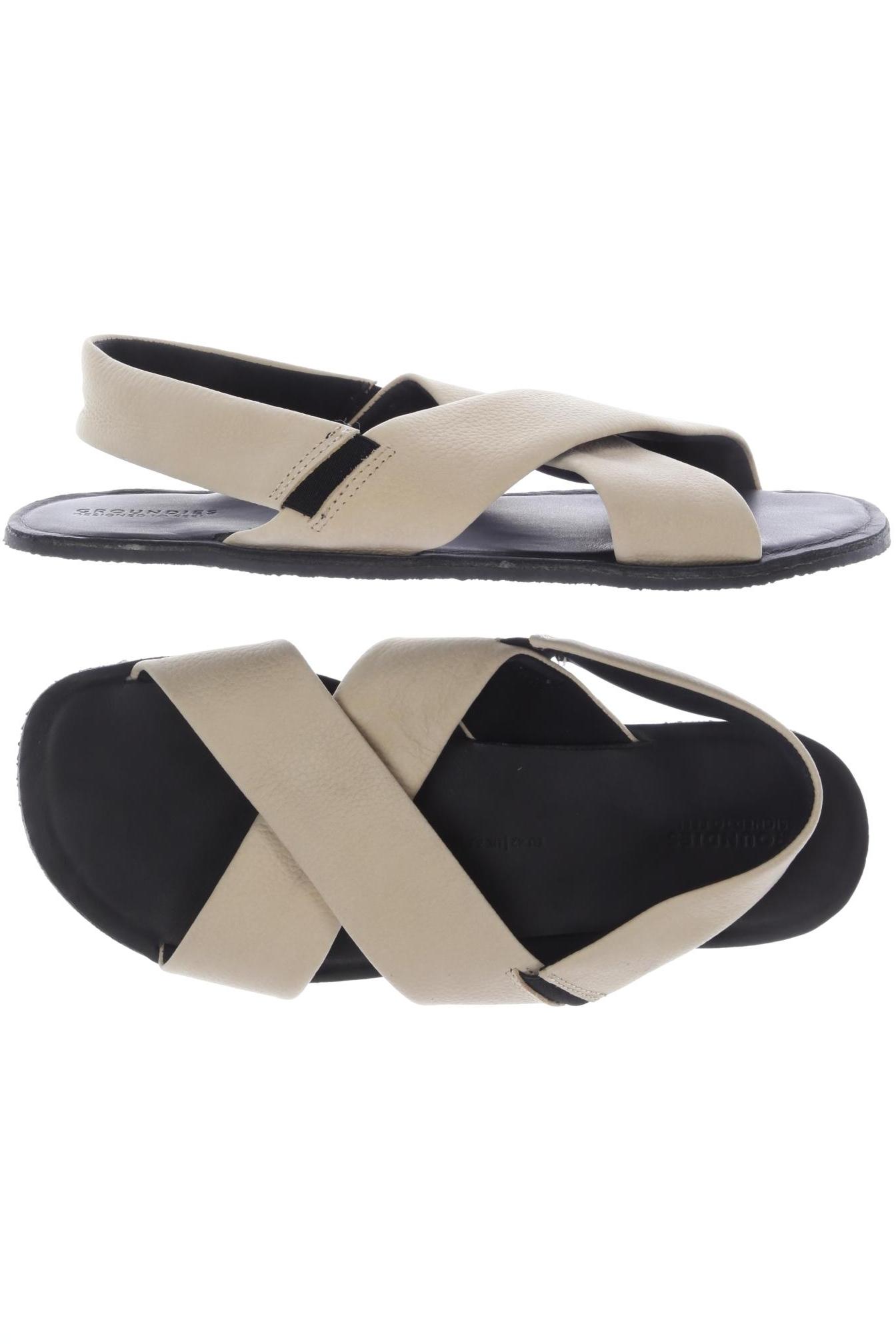 

Groundies Damen Sandale, beige, Gr. 42