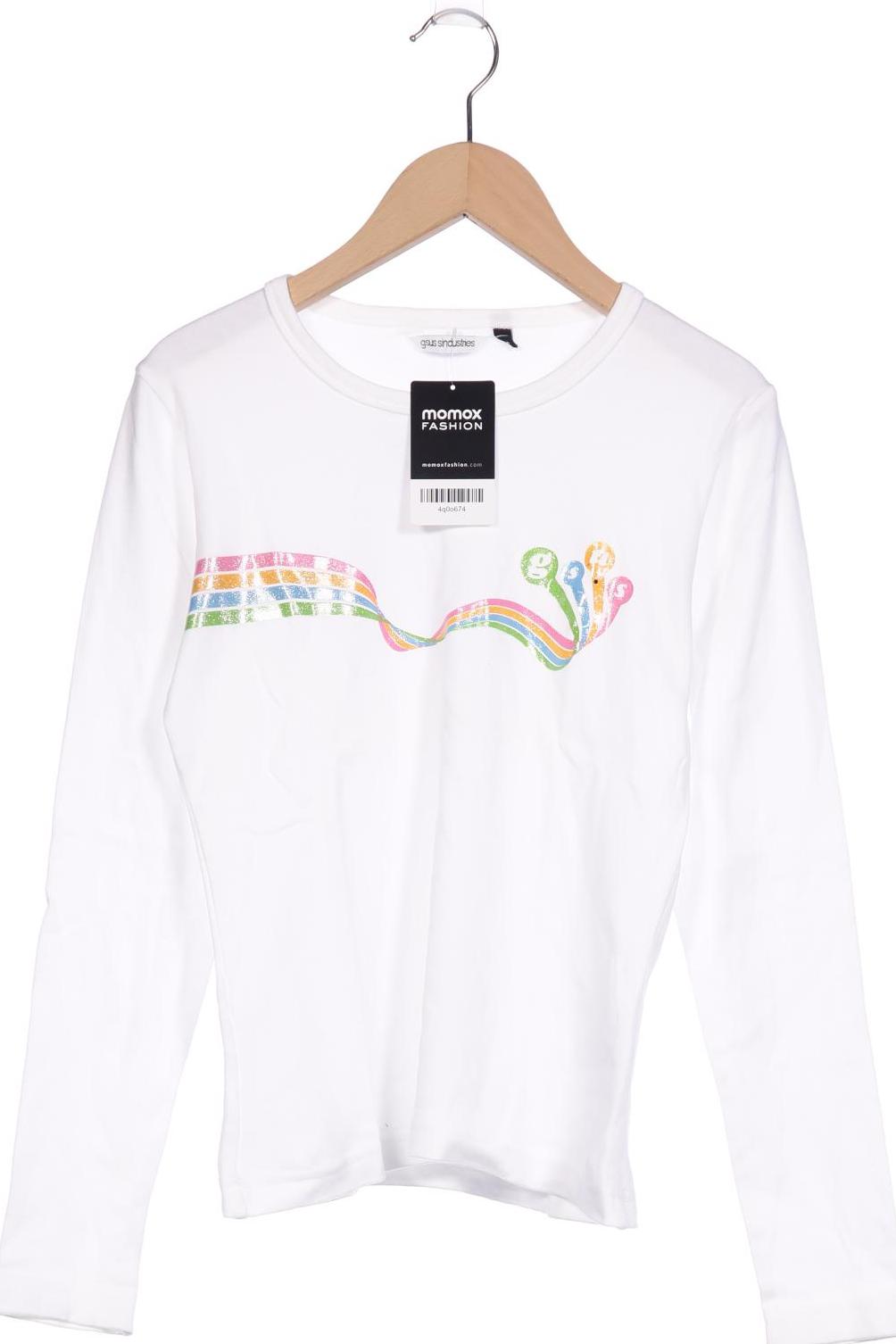 

gsus Damen Langarmshirt, weiß, Gr. 36