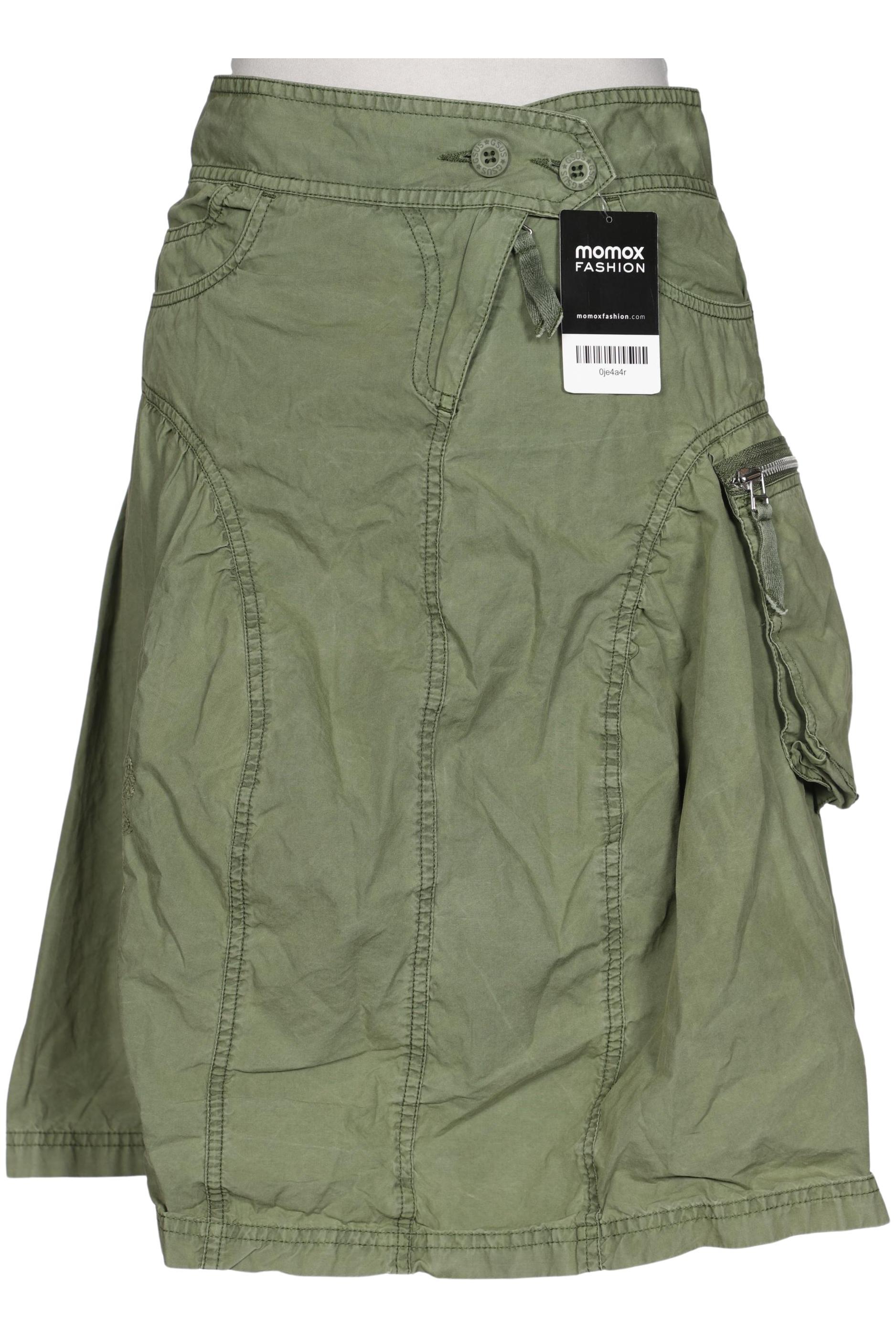 

gsus Damen Rock, grün, Gr. 34