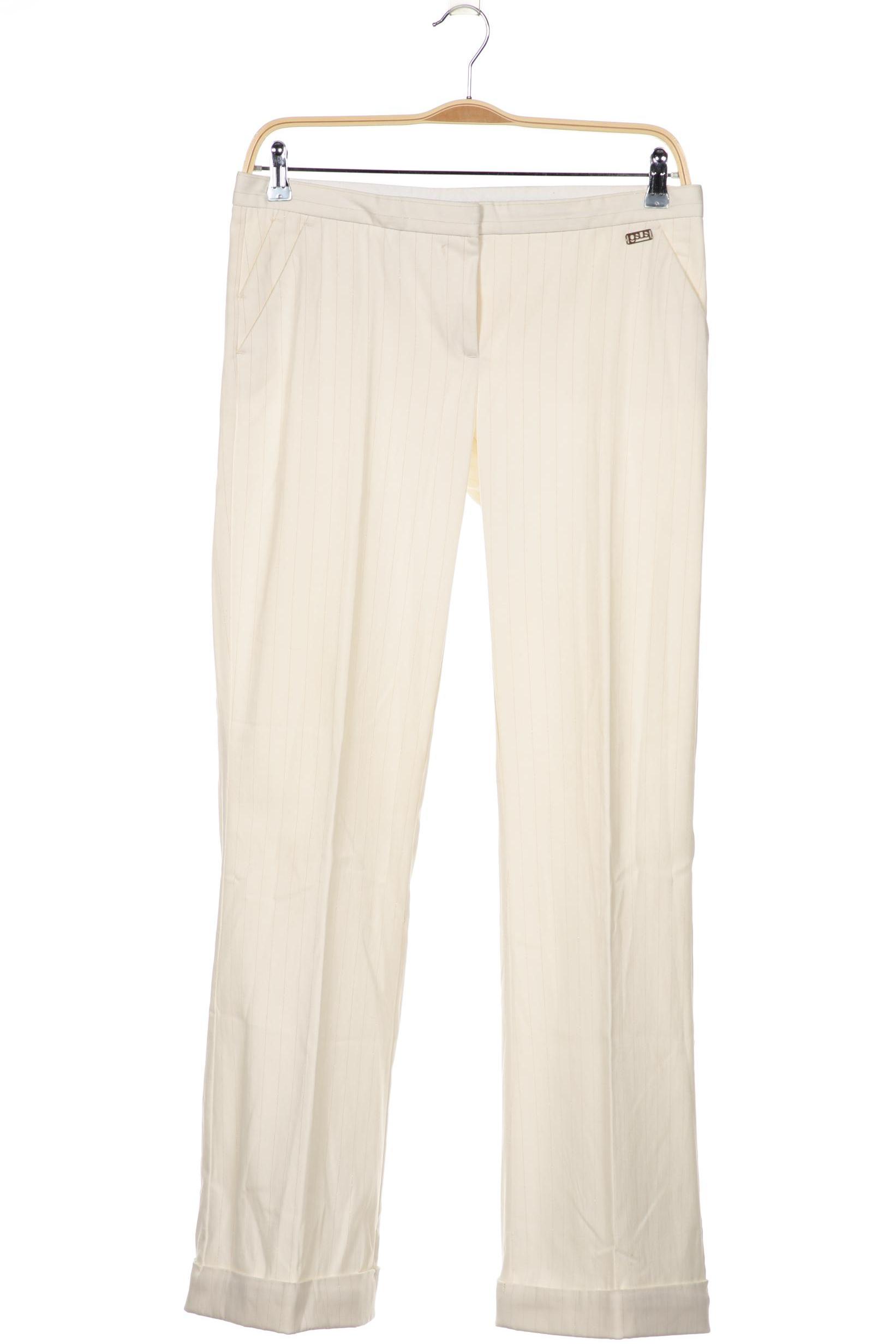 

gsus Damen Stoffhose, cremeweiß