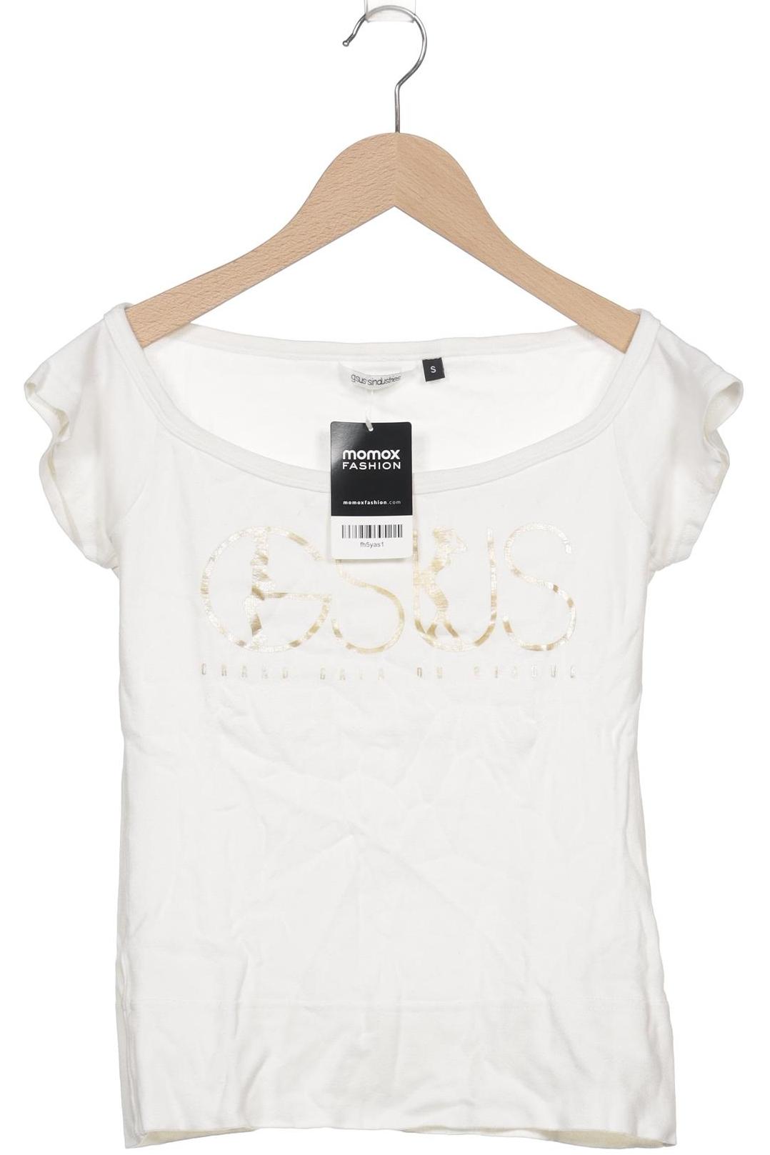 

gsus Damen T-Shirt, weiß, Gr. 36