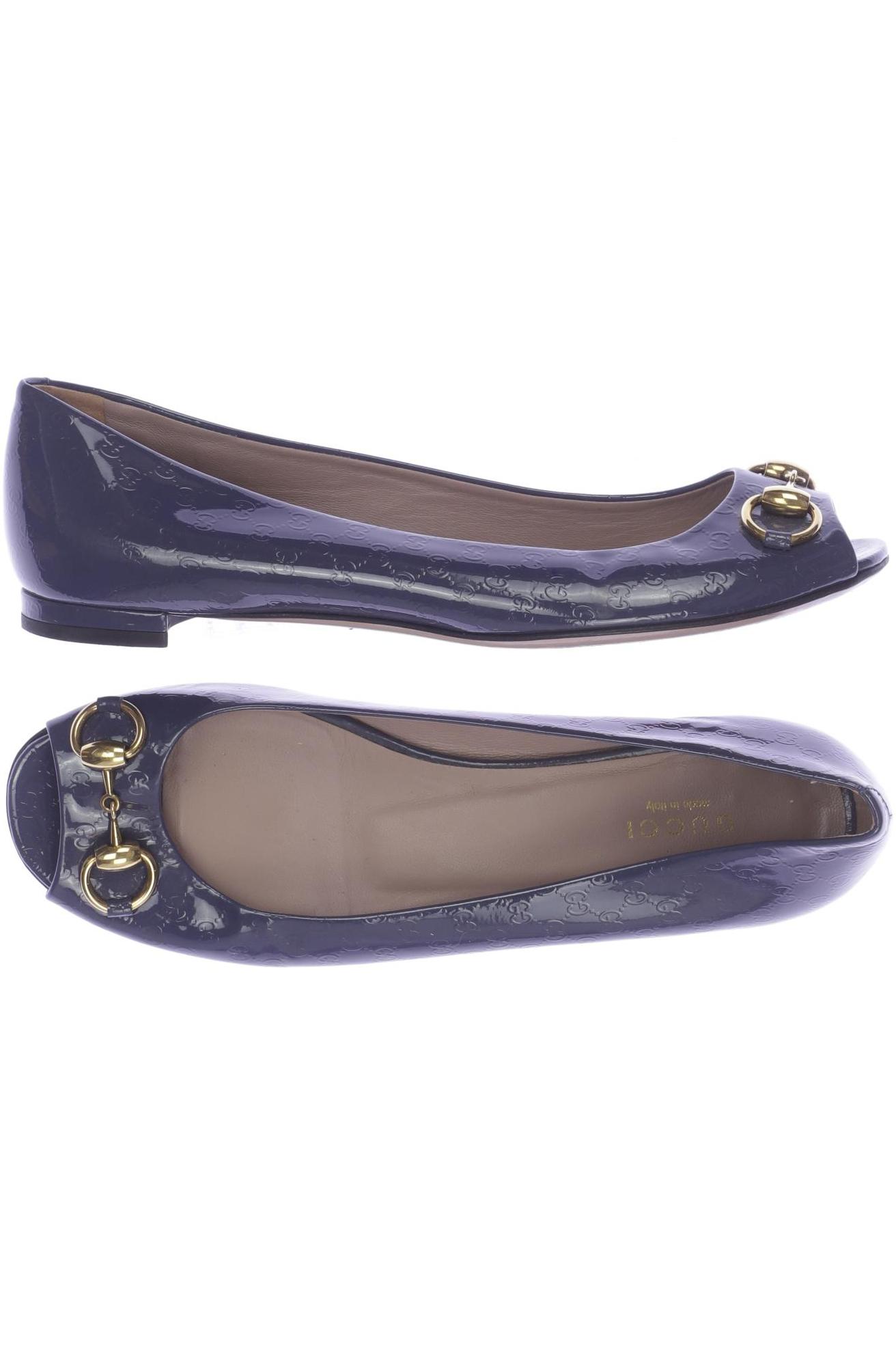 

Gucci Damen Ballerinas, marineblau, Gr. 37.5