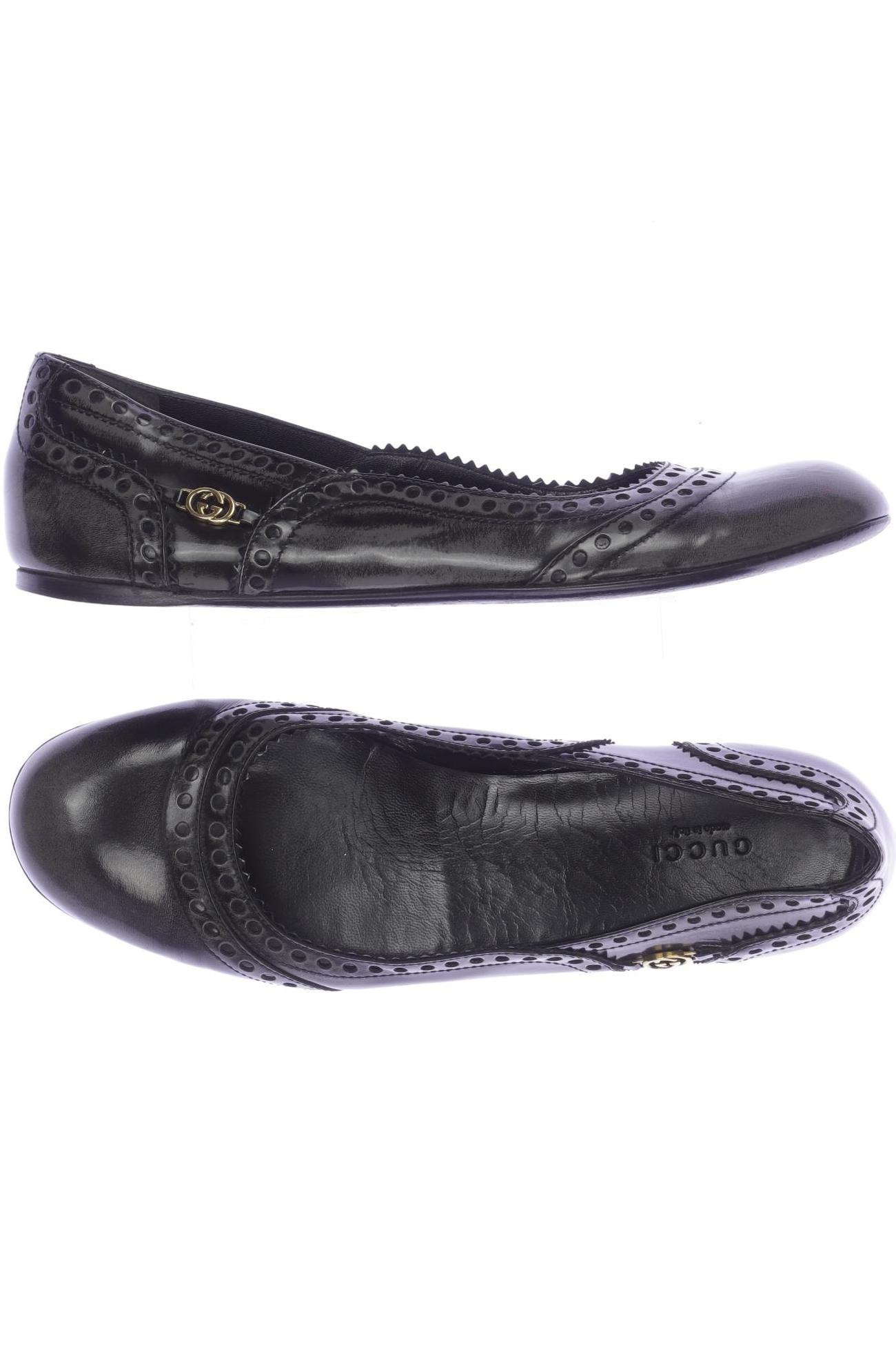 

Gucci Damen Ballerinas, grau, Gr. 39.5