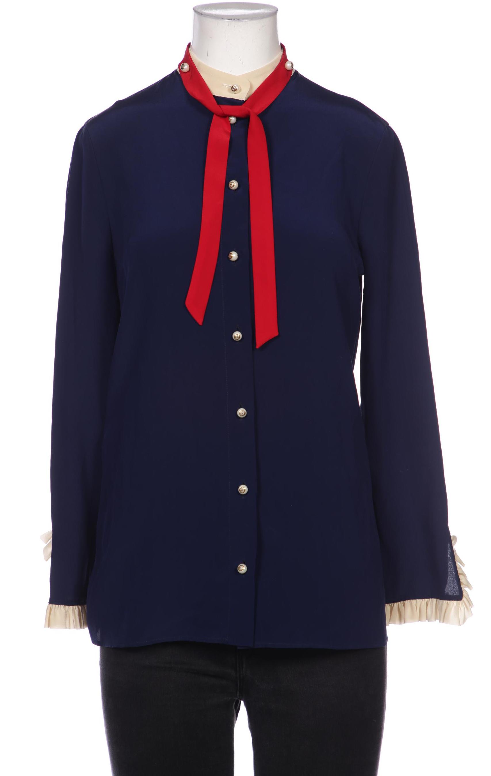 

Gucci Damen Bluse, marineblau
