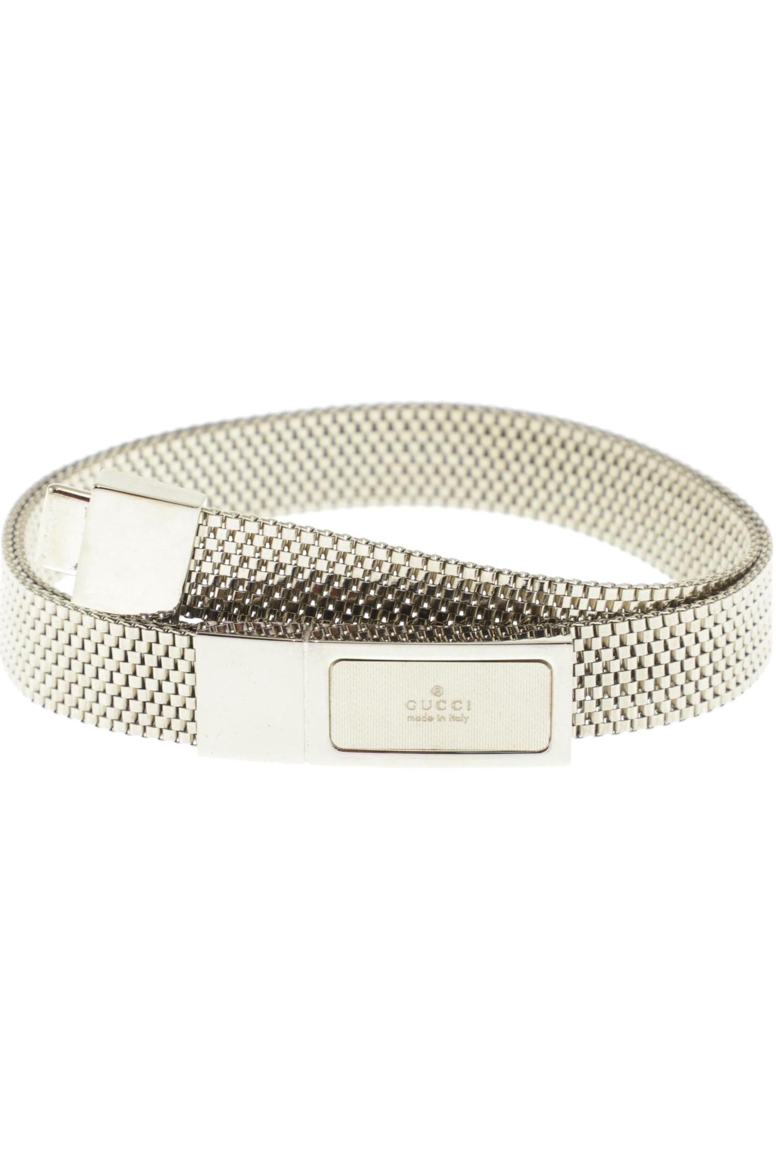 

Gucci Damen Gürtel, grau, Gr. 70