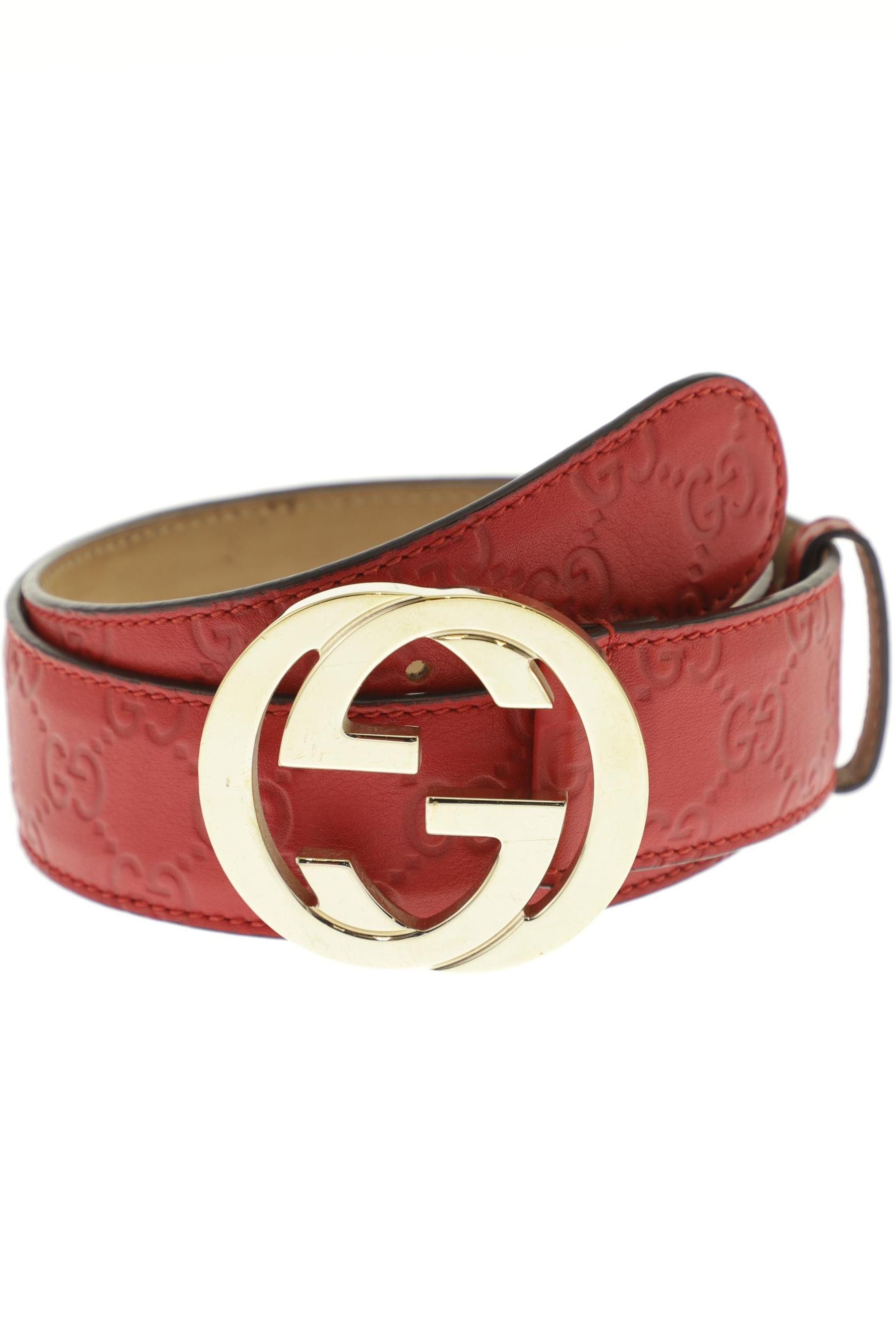 

Gucci Damen Gürtel, rot, Gr. 75