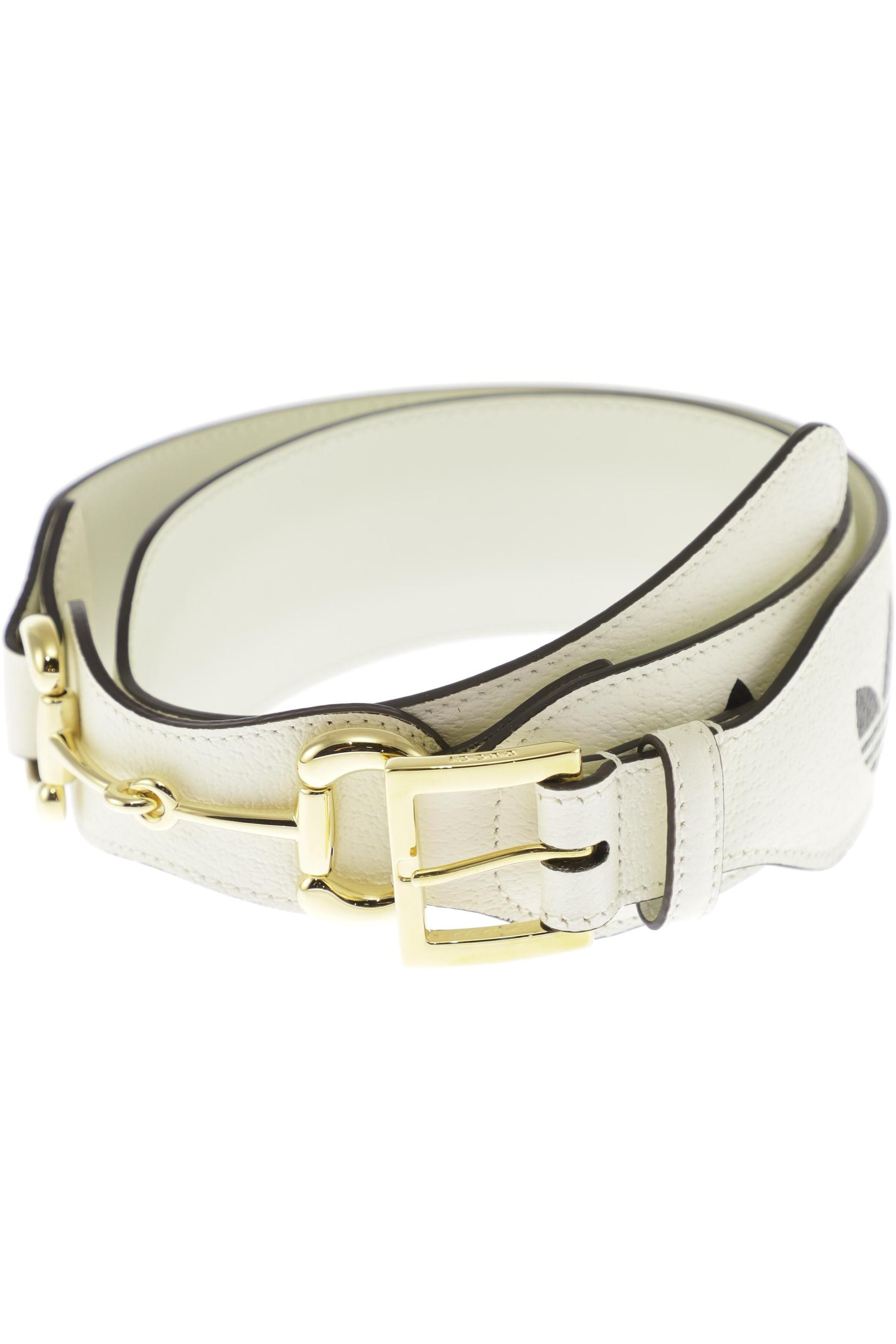 

Gucci Damen Gürtel, cremeweiß, Gr. 80