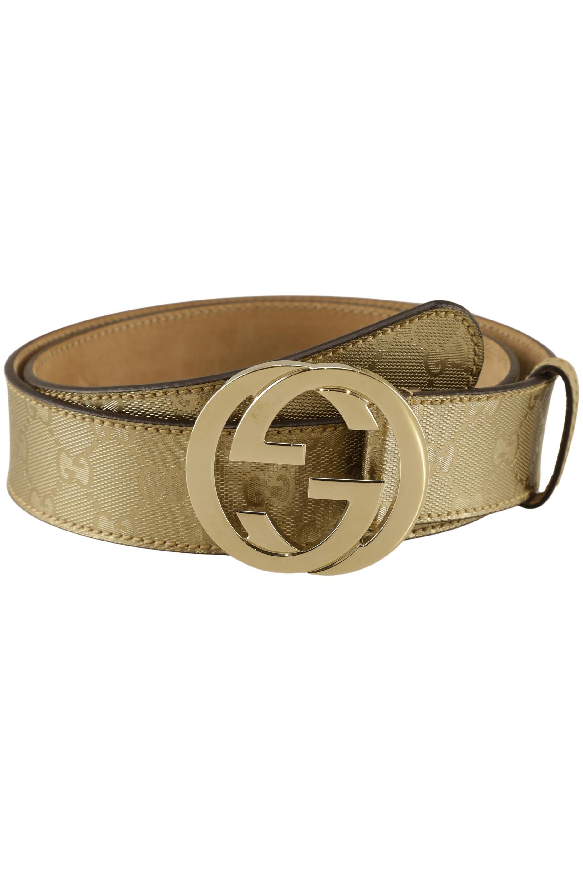 

Gucci Damen Gürtel, gold, Gr. 80
