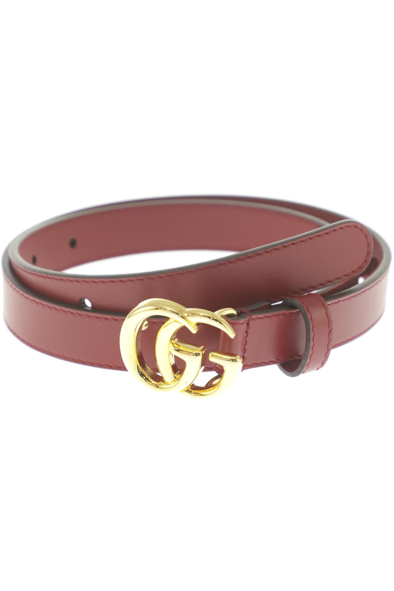 

Gucci Damen Gürtel, bordeaux, Gr. 70