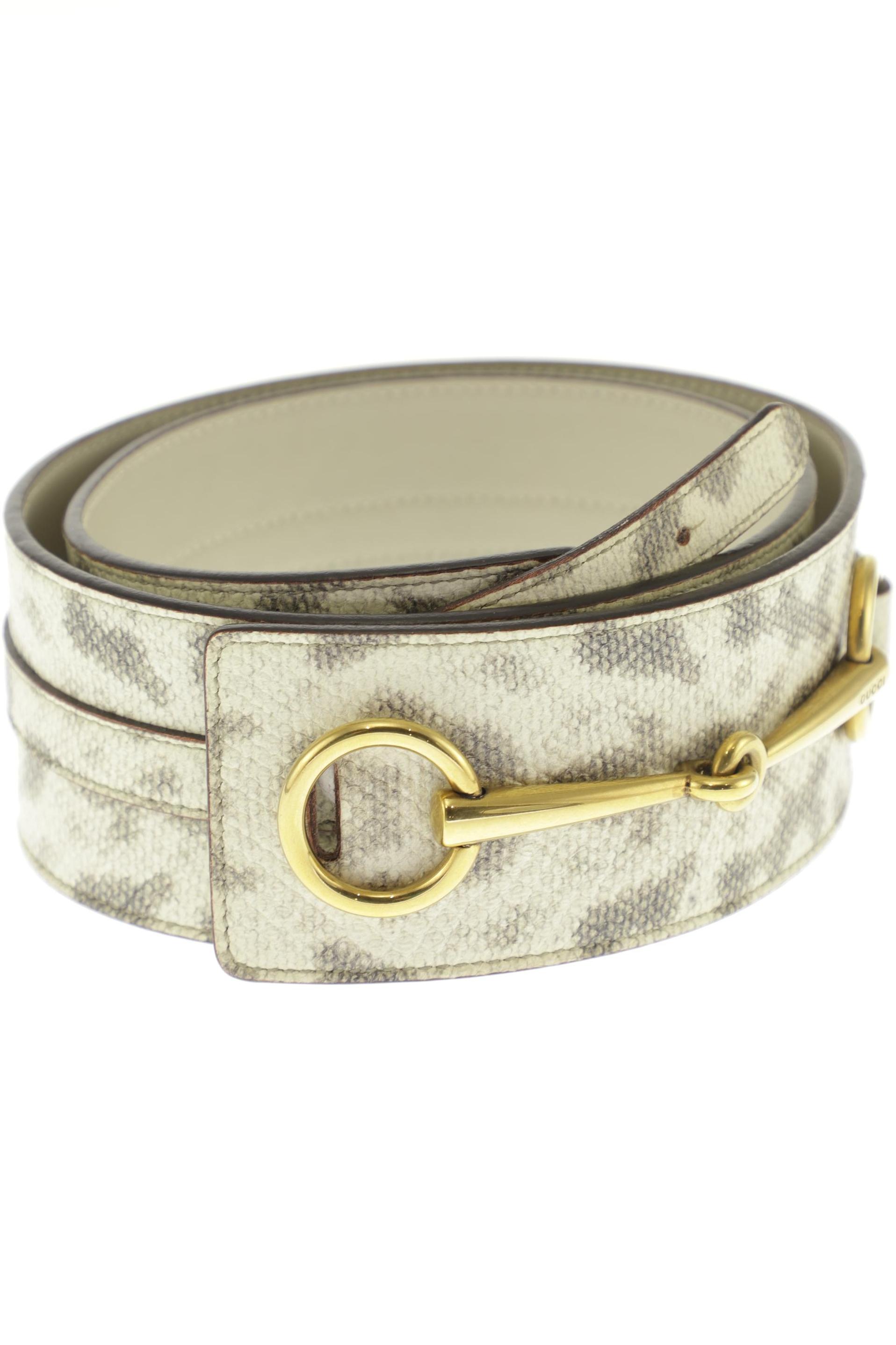

Gucci Damen Gürtel, cremeweiß, Gr. 90