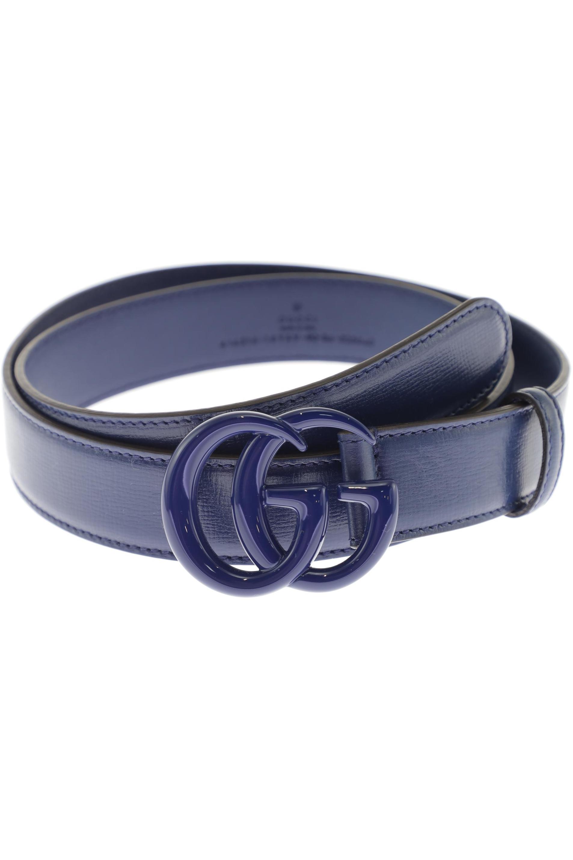 

Gucci Damen Gürtel, blau, Gr. 90