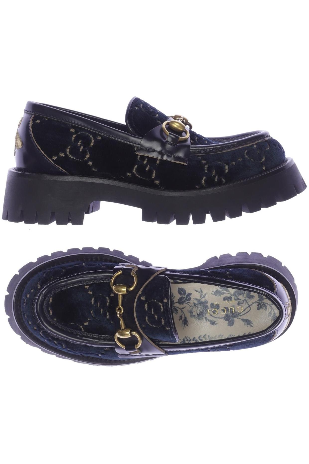 

Gucci Damen Halbschuh, marineblau, Gr. 34.5