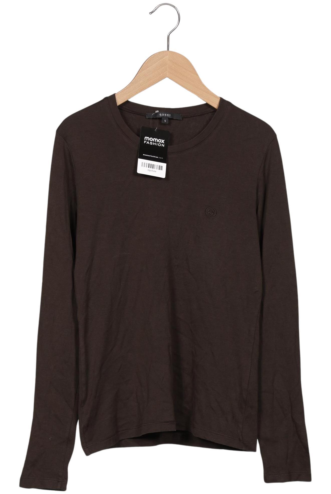 

Gucci Damen Langarmshirt, braun, Gr. 36