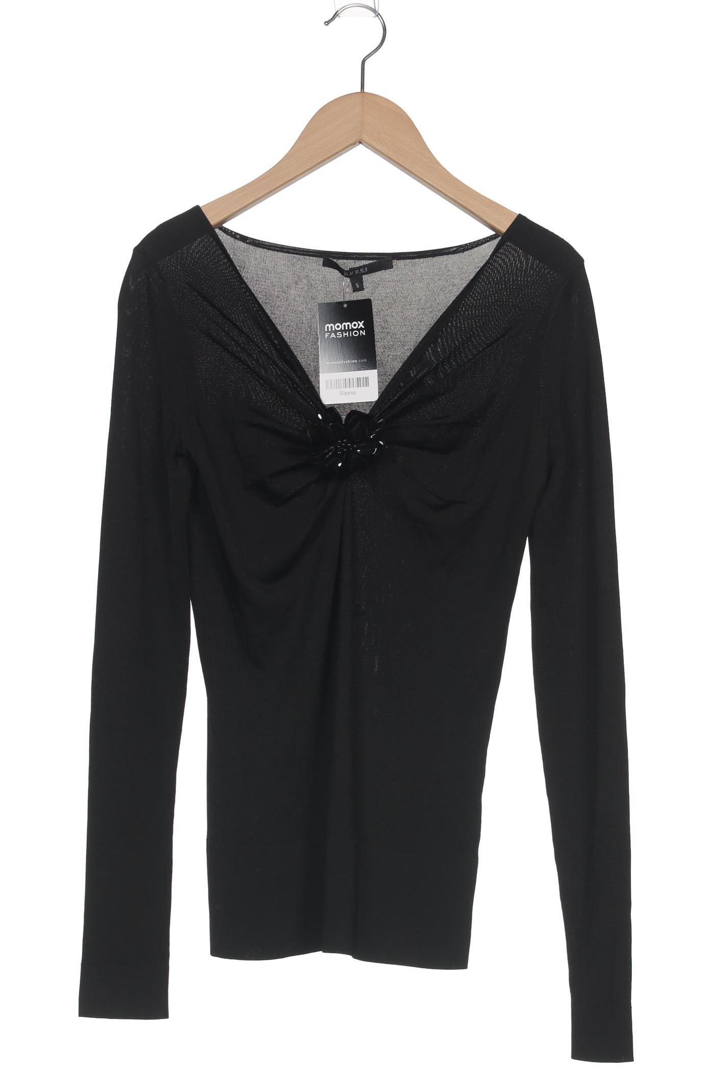 

Gucci Damen Langarmshirt, schwarz, Gr. 36