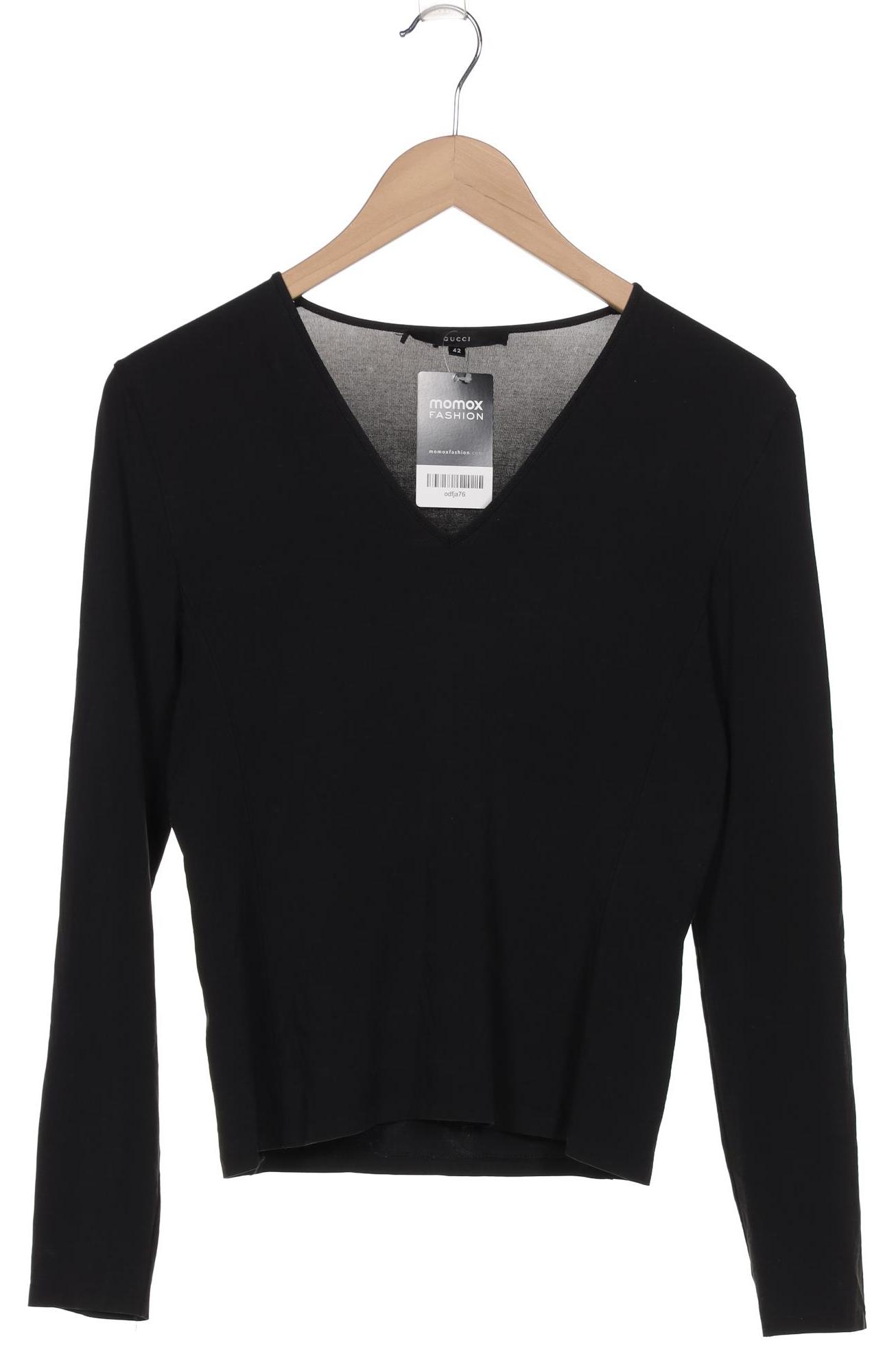 

Gucci Damen Langarmshirt, schwarz, Gr. 42