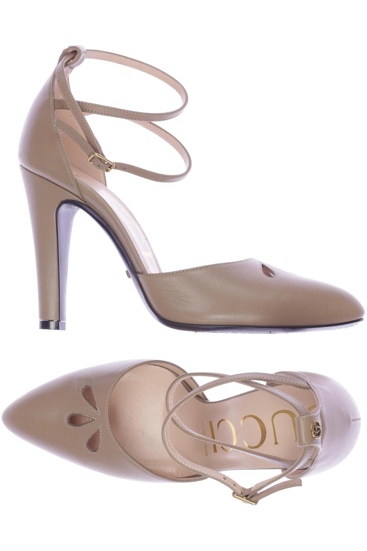 

Gucci Damen Pumps, beige, Gr. 37.5