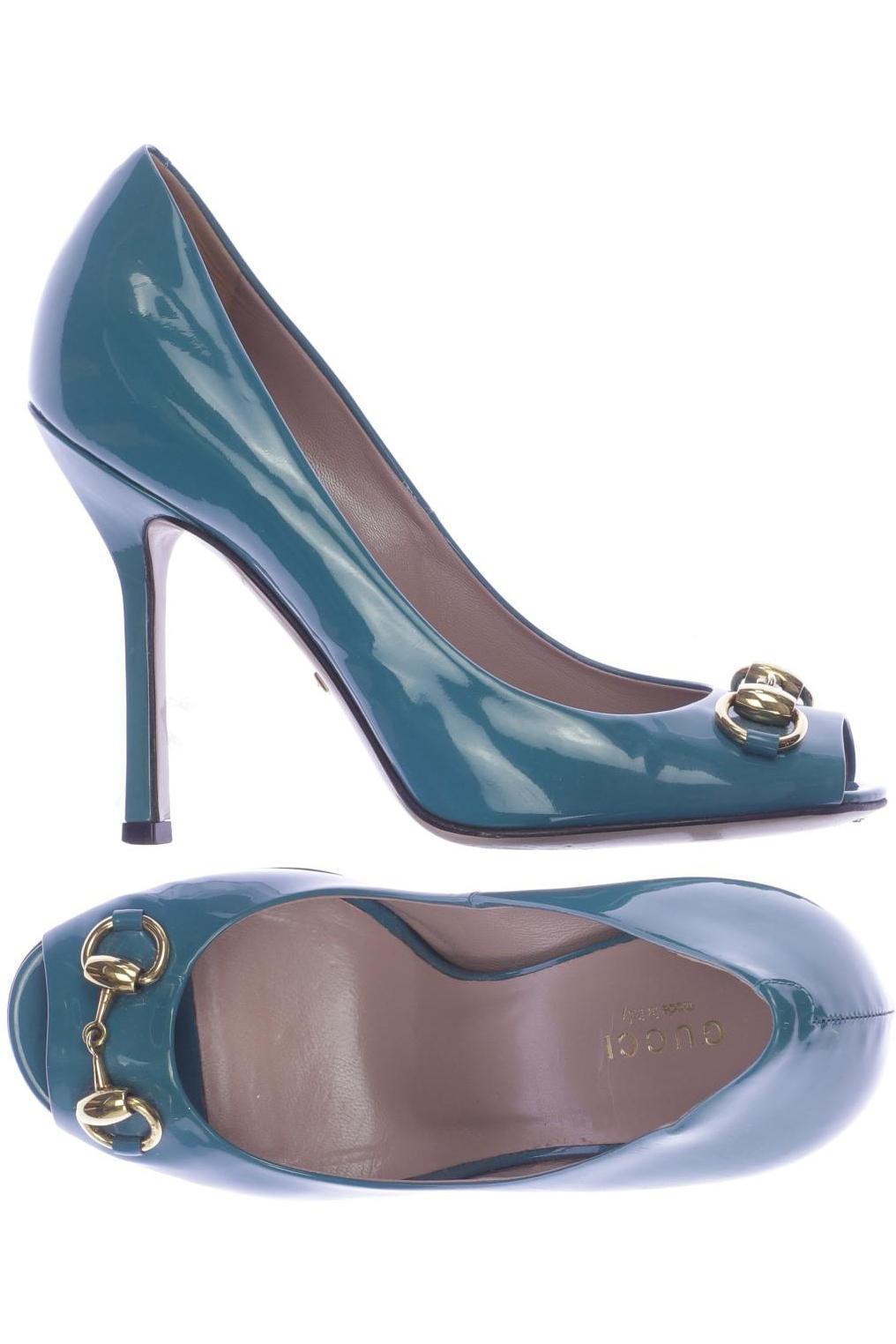 

Gucci Damen Pumps, türkis, Gr. 36