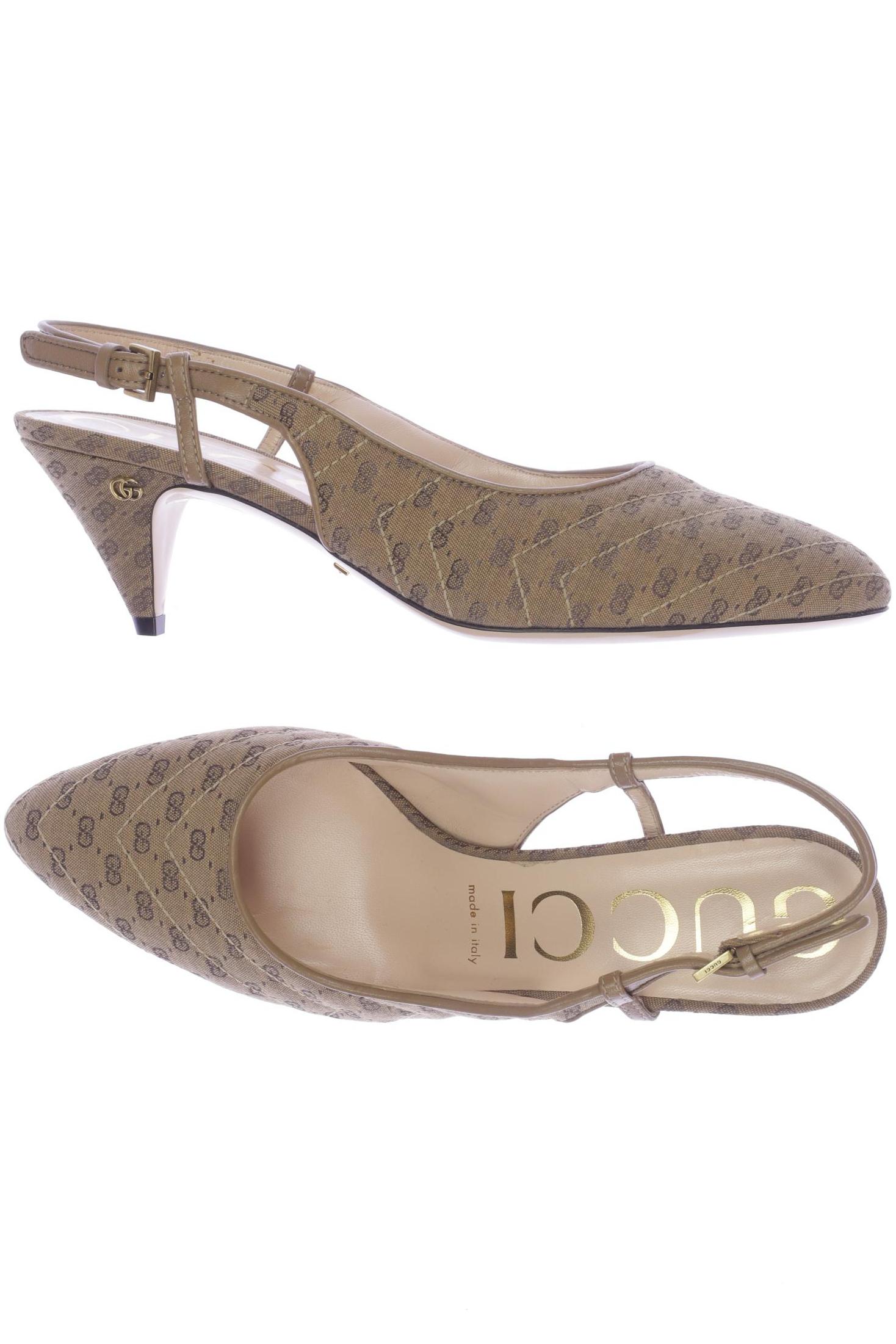 

Gucci Damen Pumps, beige, Gr. 38